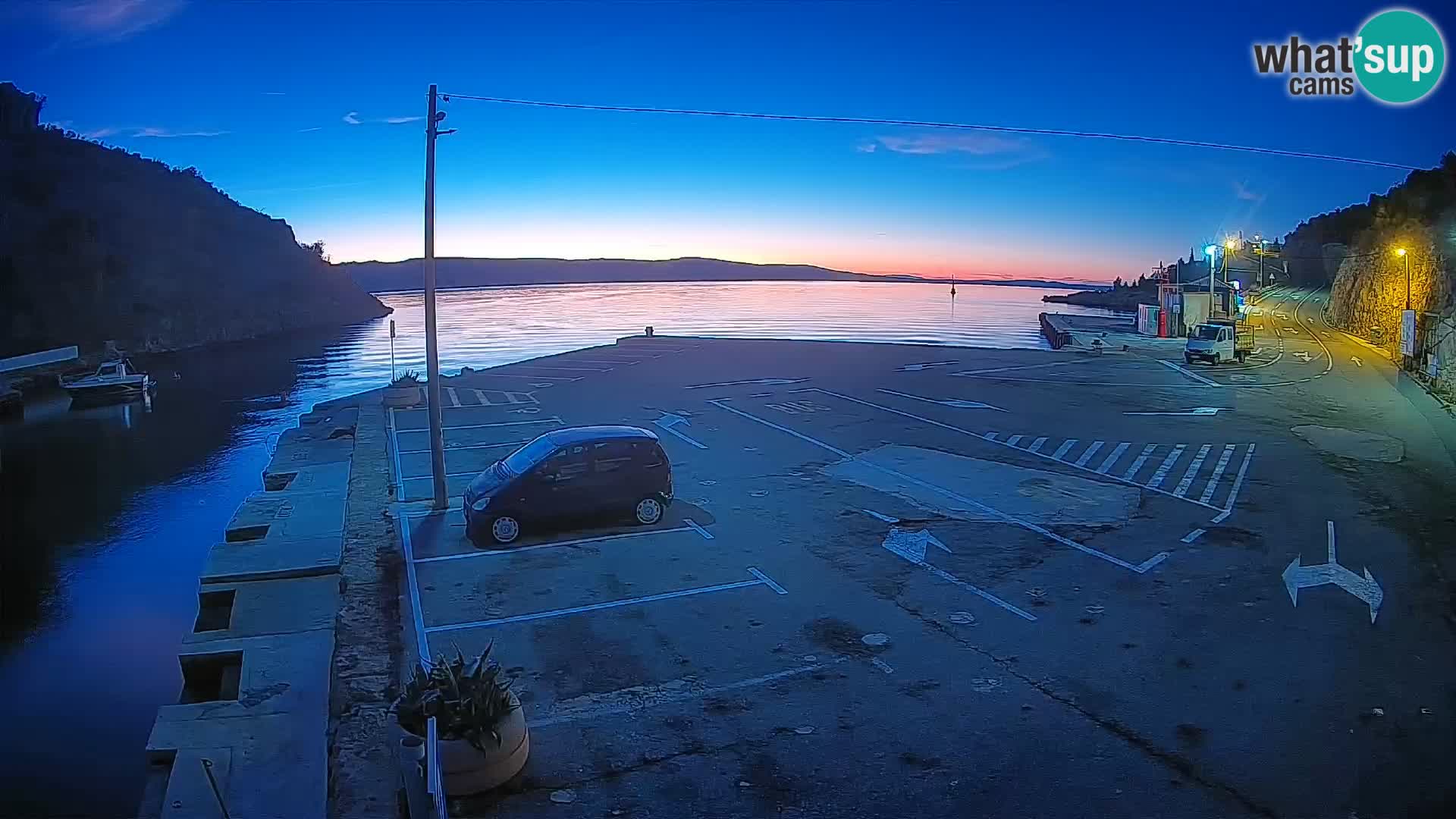 Webcam porto traghetti di Prizna – per l’isola di Pag