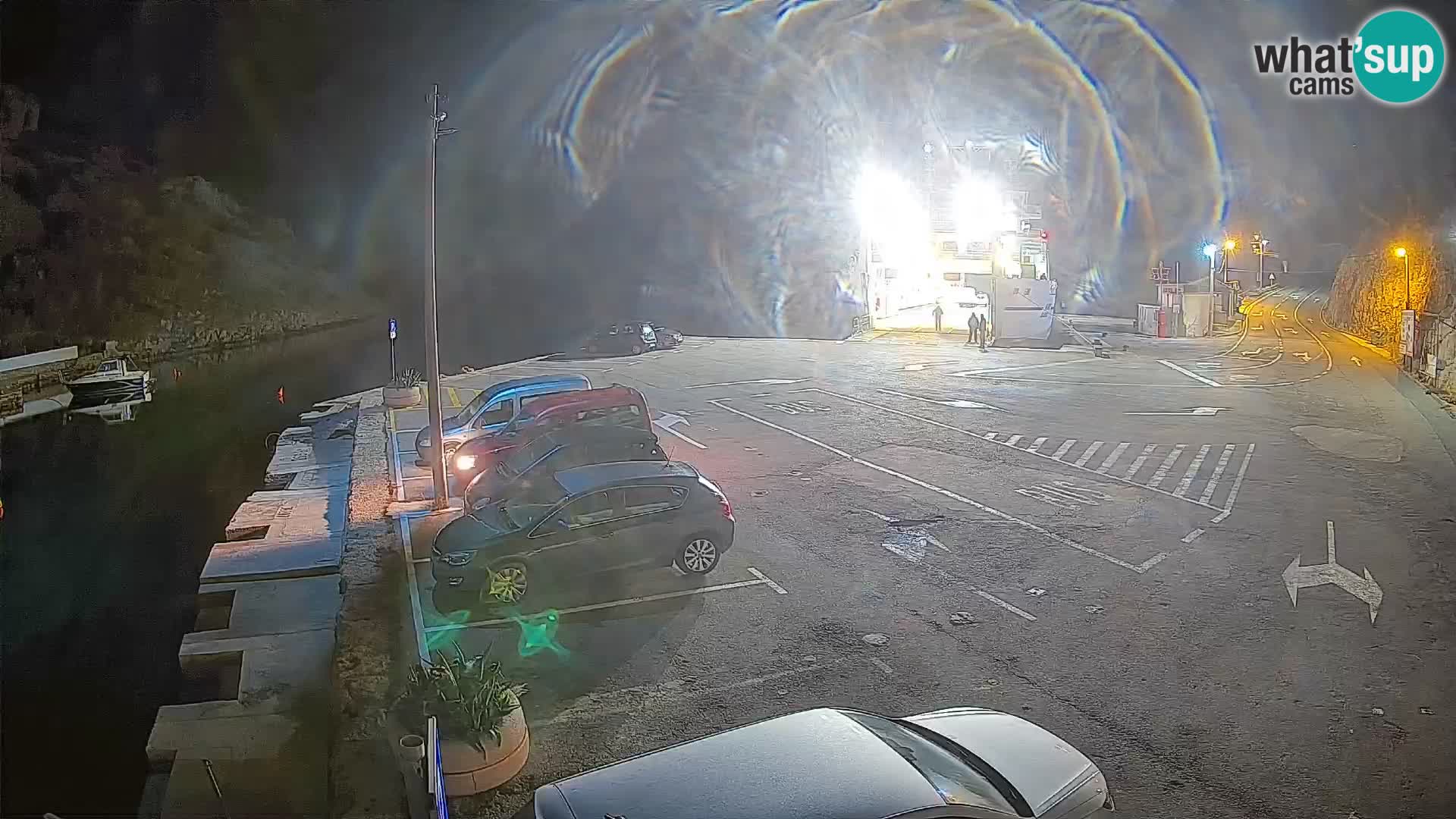 Webcam Fährhafen Prizna – zur Insel Pag