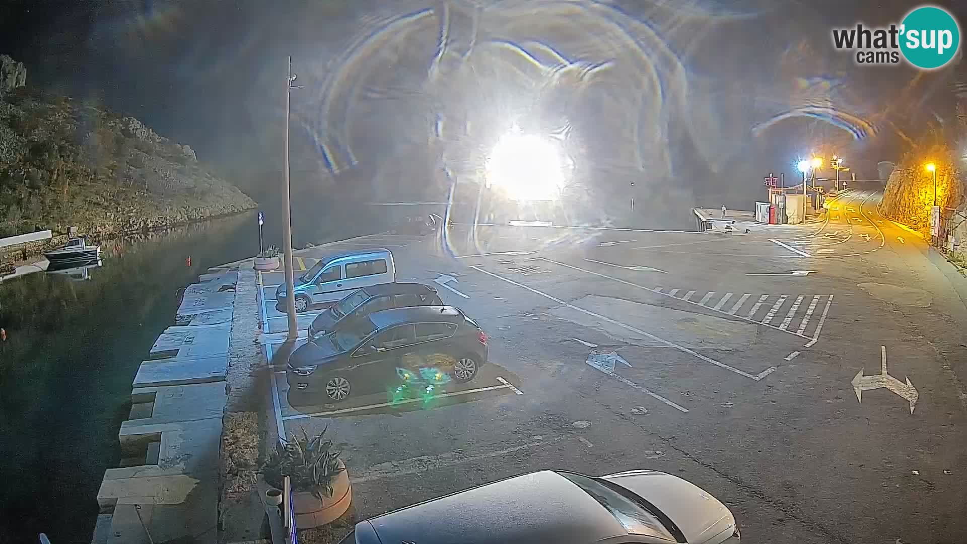 Webcam Fährhafen Prizna – zur Insel Pag