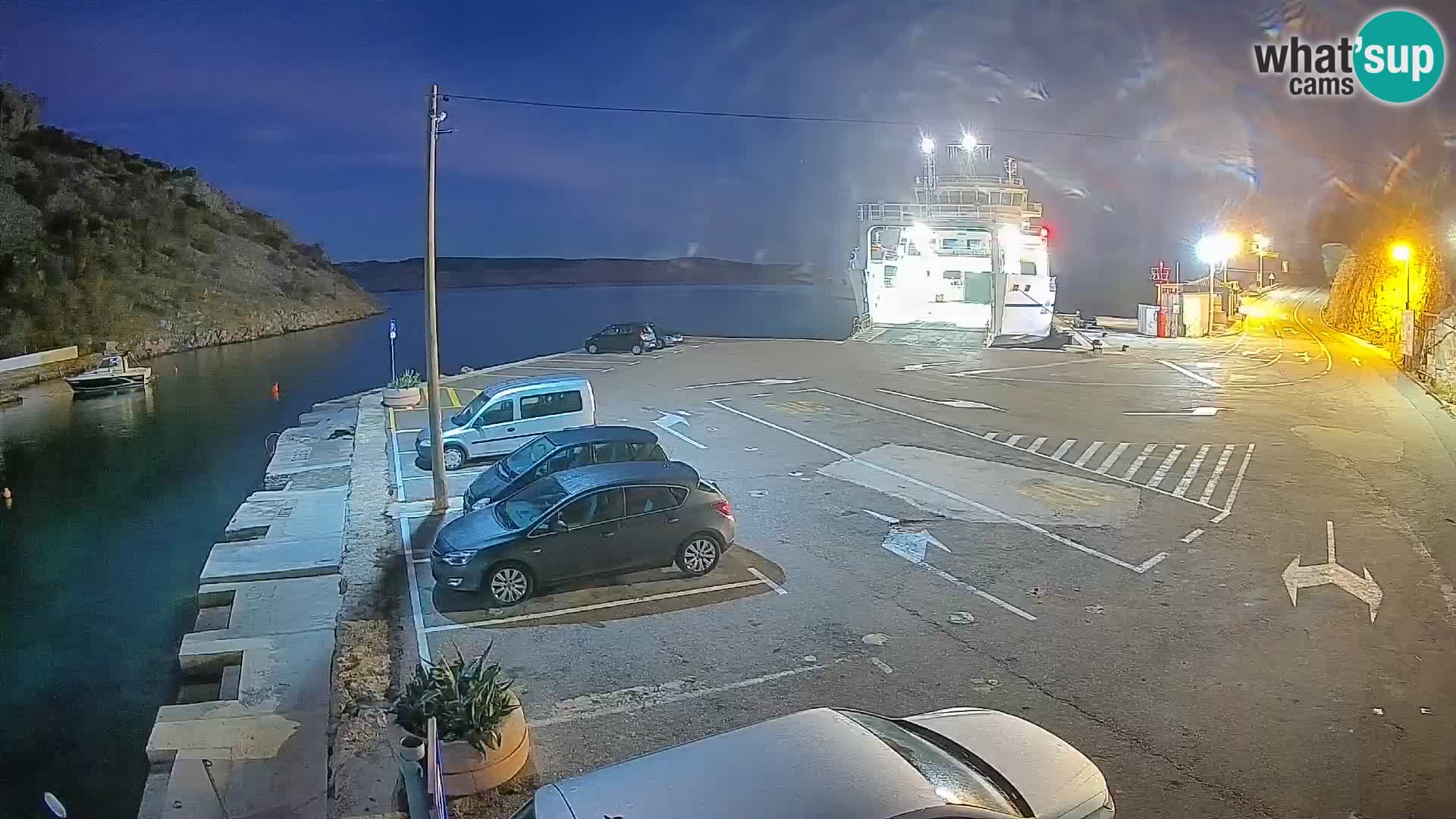 Webcam porto traghetti di Prizna – per l’isola di Pag