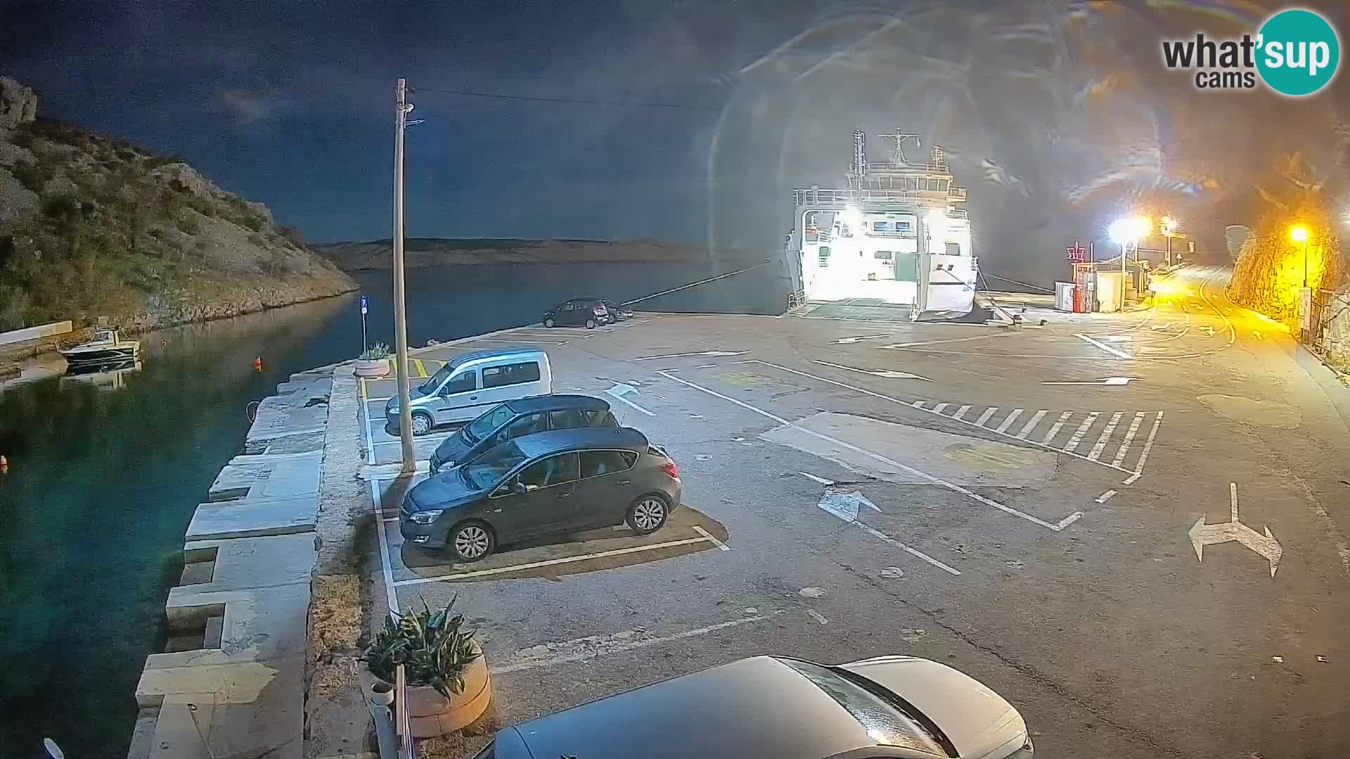 Webcam porto traghetti di Prizna – per l’isola di Pag