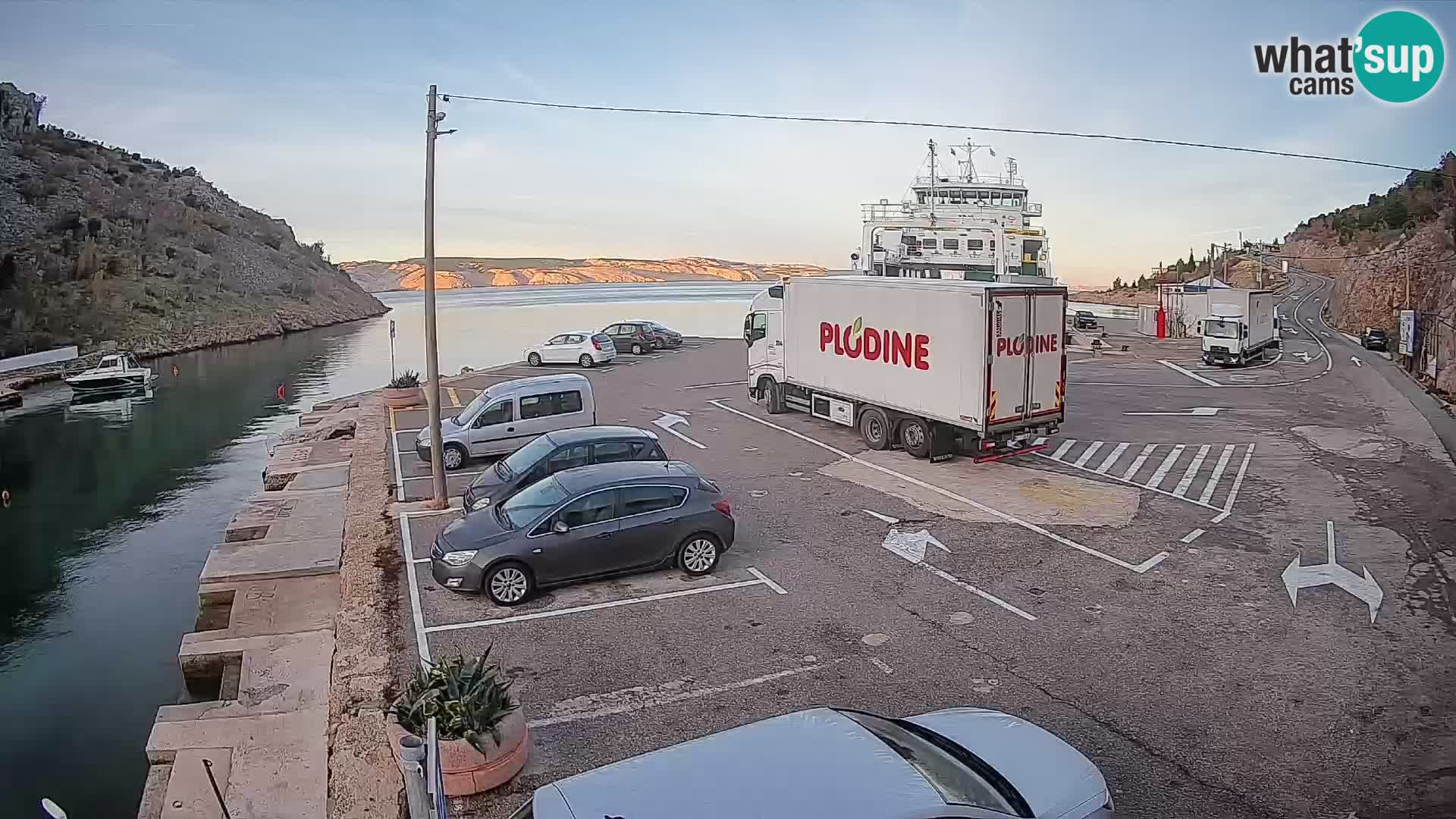 Webcam porto traghetti di Prizna – per l’isola di Pag