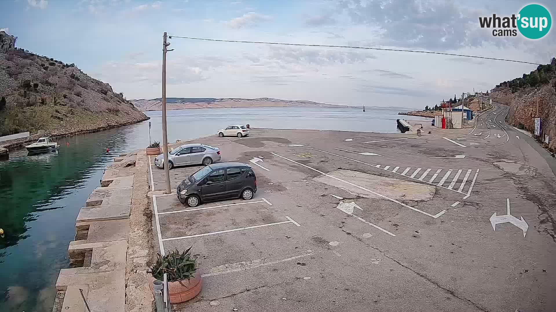 Webcam porto traghetti di Prizna – per l’isola di Pag