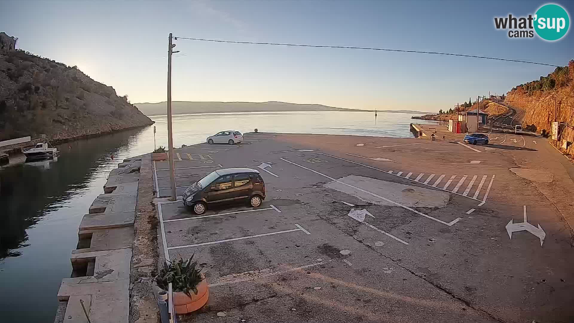 Webcam porto traghetti di Prizna – per l’isola di Pag