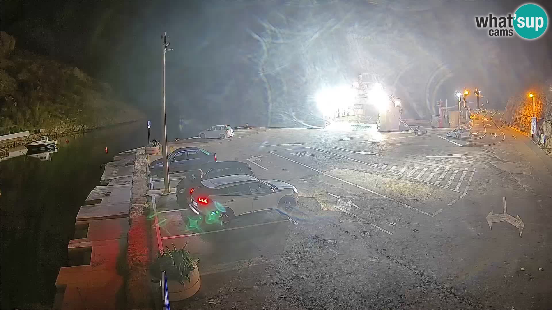 Webcam Fährhafen Prizna – zur Insel Pag