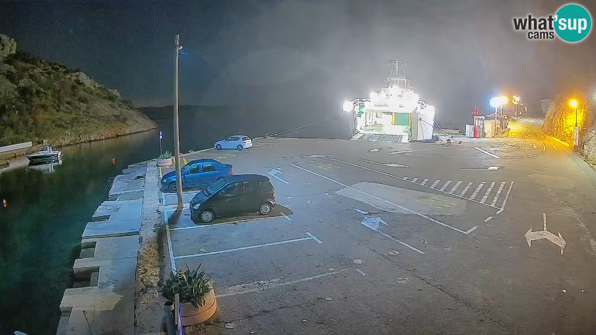 Webcam porto traghetti di Prizna – per l’isola di Pag