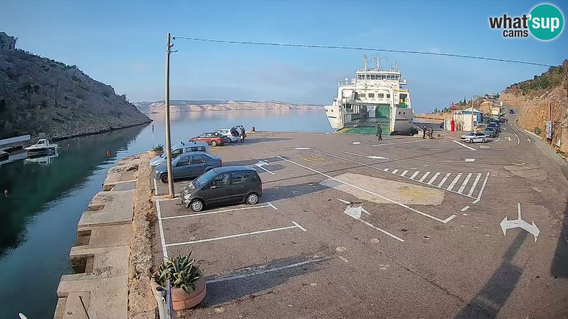 Webcam porto traghetti di Prizna – per l’isola di Pag