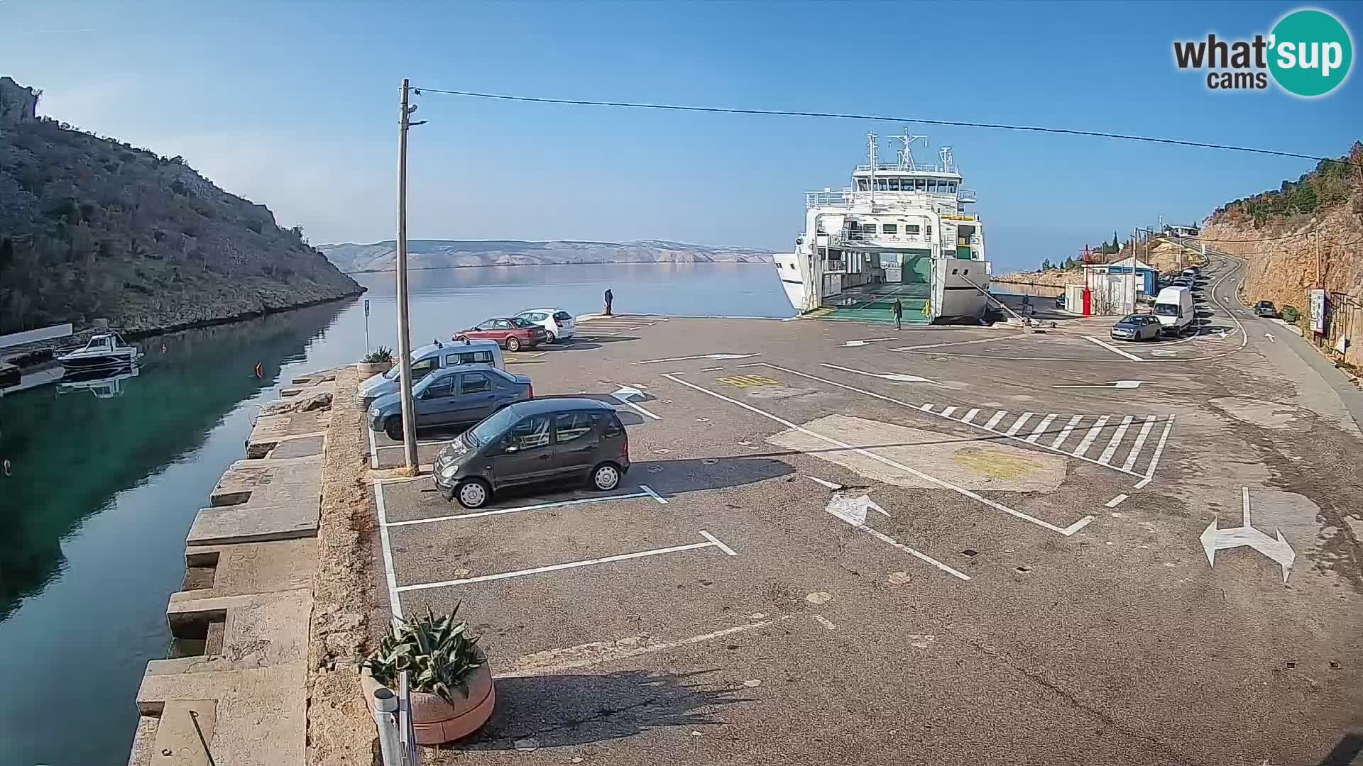 Webcam porto traghetti di Prizna – per l’isola di Pag