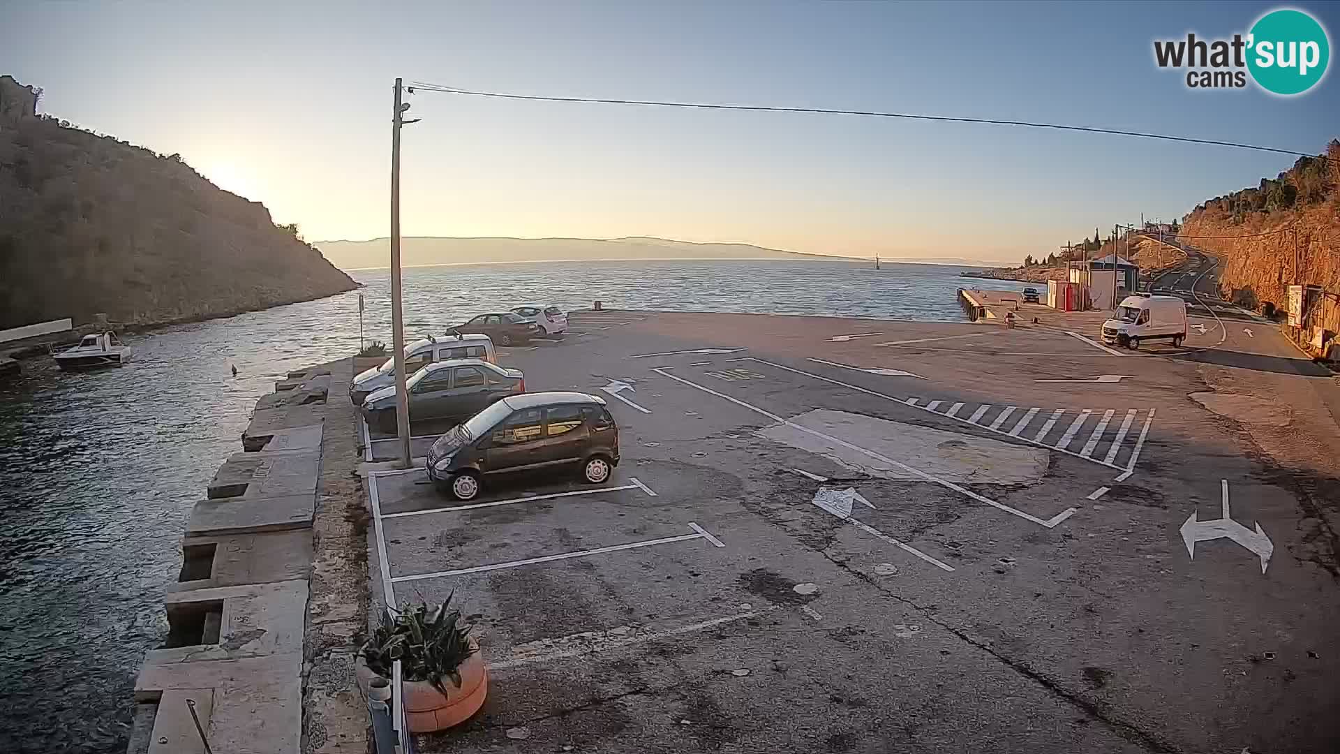 Webcam porto traghetti di Prizna – per l’isola di Pag