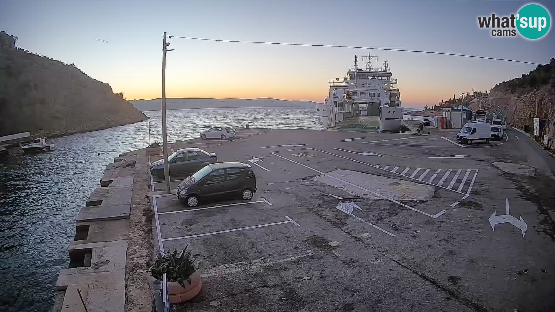 Webcam porto traghetti di Prizna – per l’isola di Pag