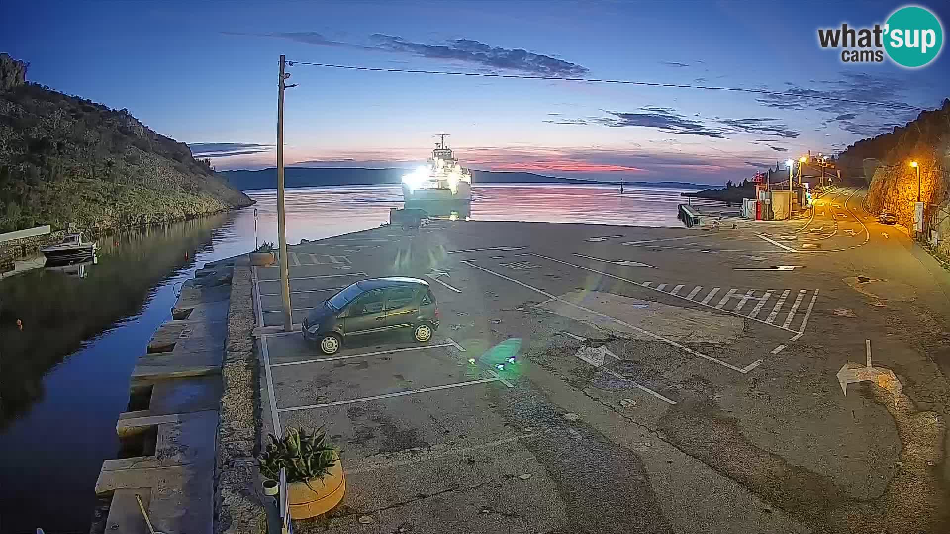 Webcam porto traghetti di Prizna – per l’isola di Pag
