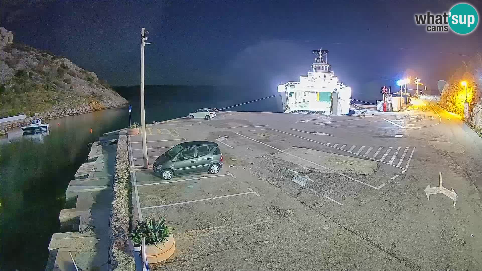 Webcam porto traghetti di Prizna – per l’isola di Pag
