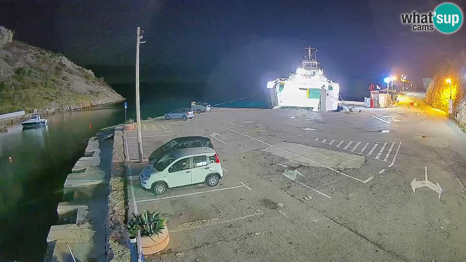 Webcam porto traghetti di Prizna – per l’isola di Pag