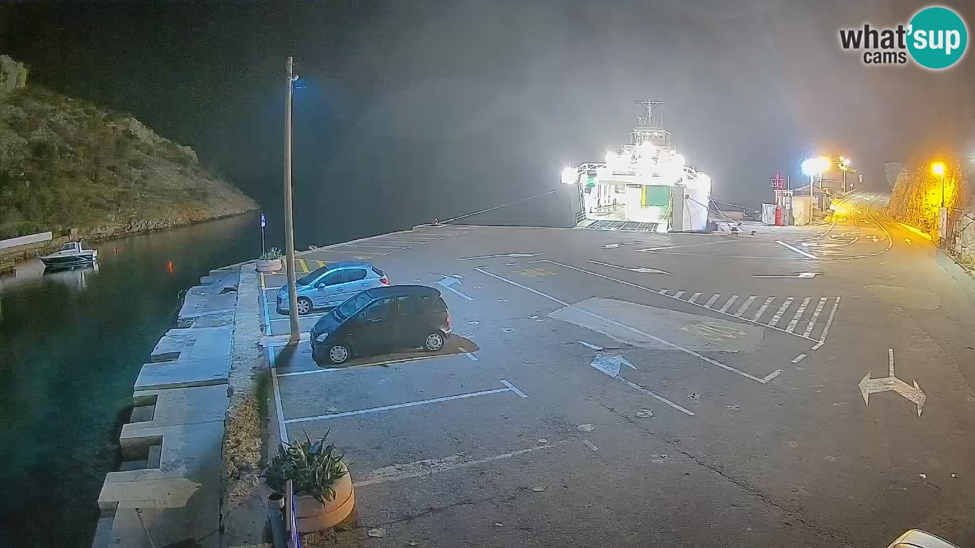 Webcam porto traghetti di Prizna – per l’isola di Pag
