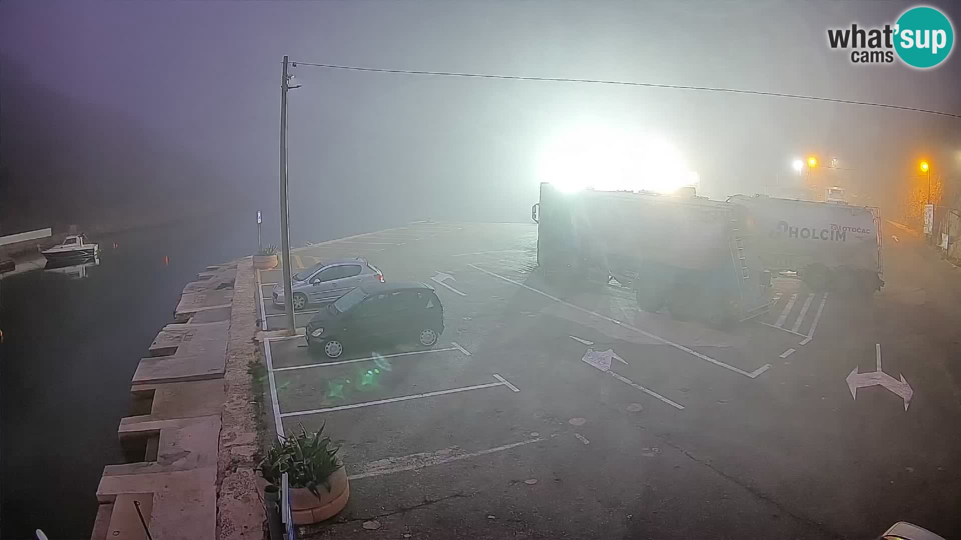 Webcam Fährhafen Prizna – zur Insel Pag