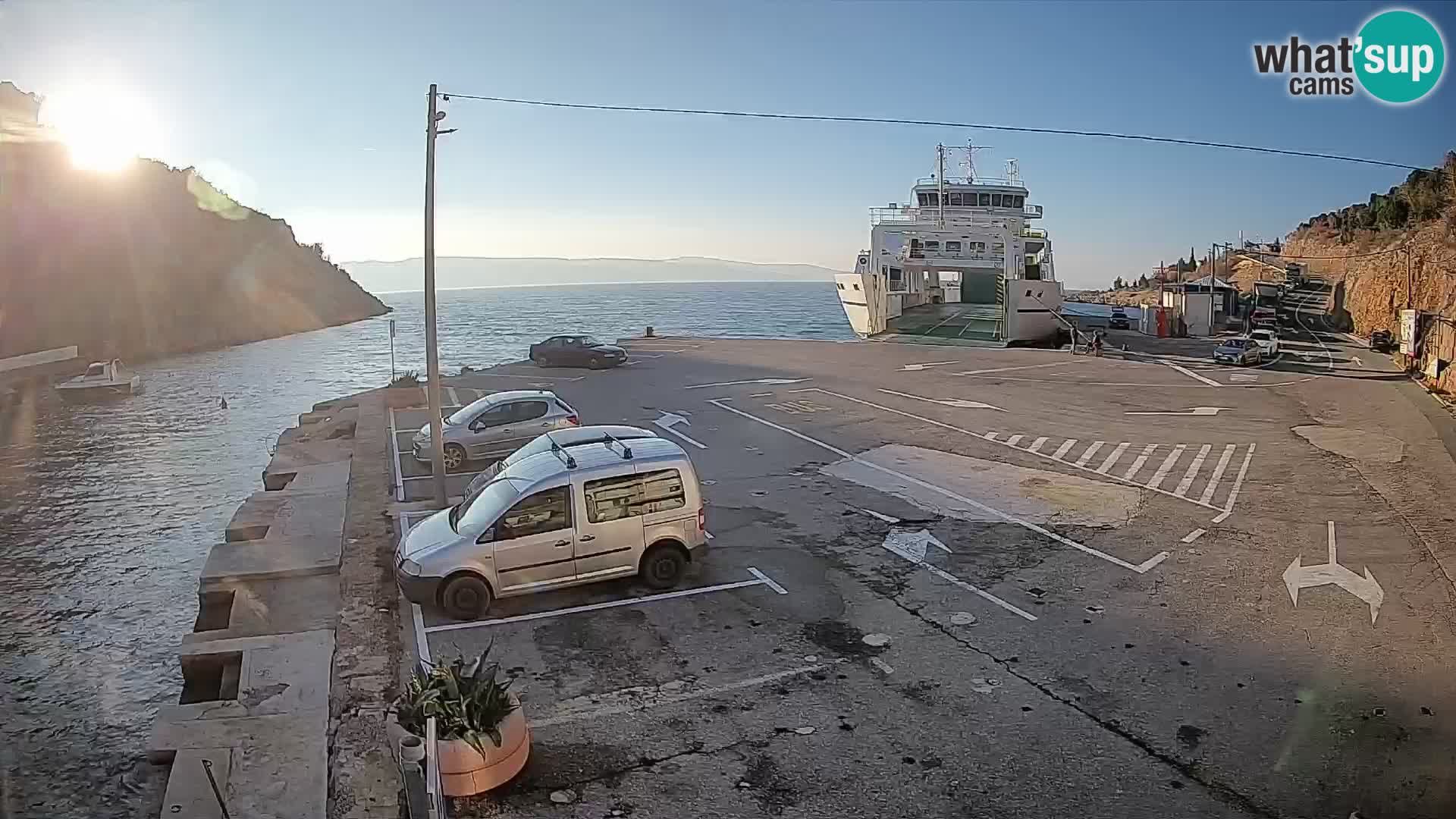 Webcam porto traghetti di Prizna – per l’isola di Pag