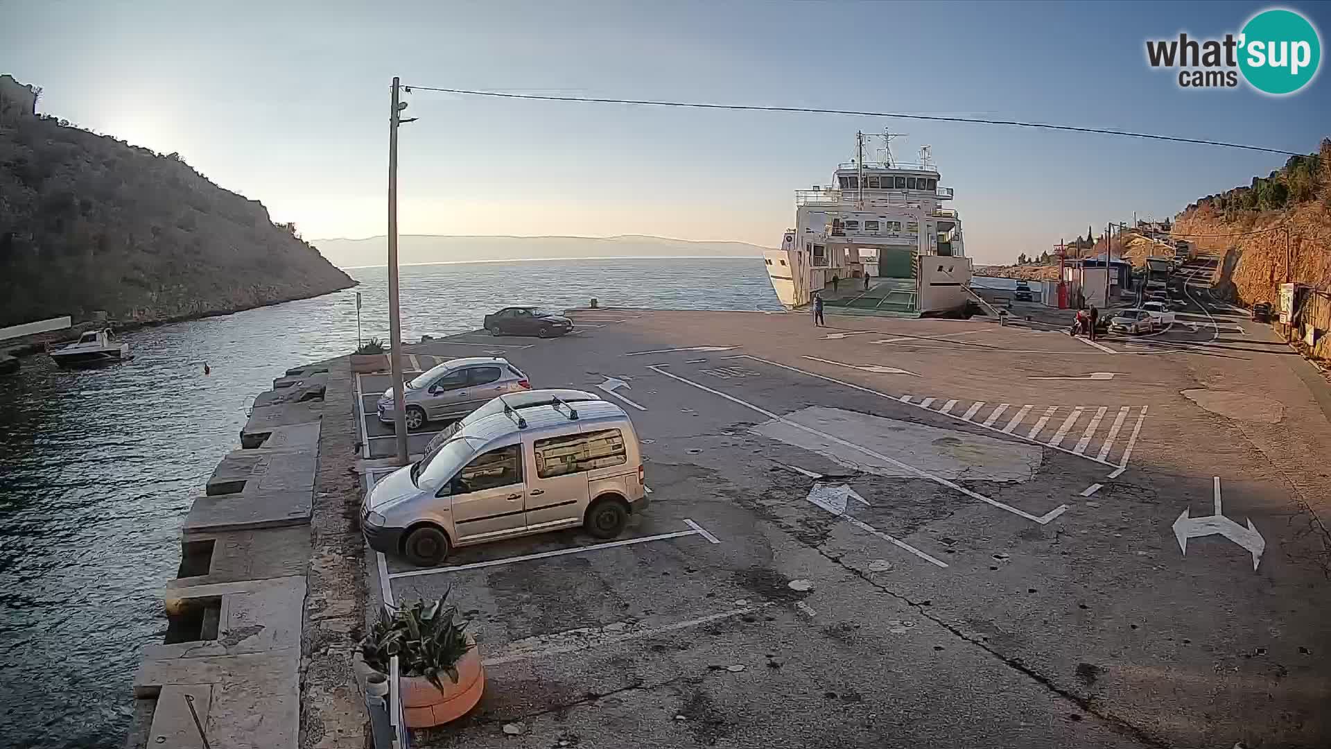 Webcam porto traghetti di Prizna – per l’isola di Pag