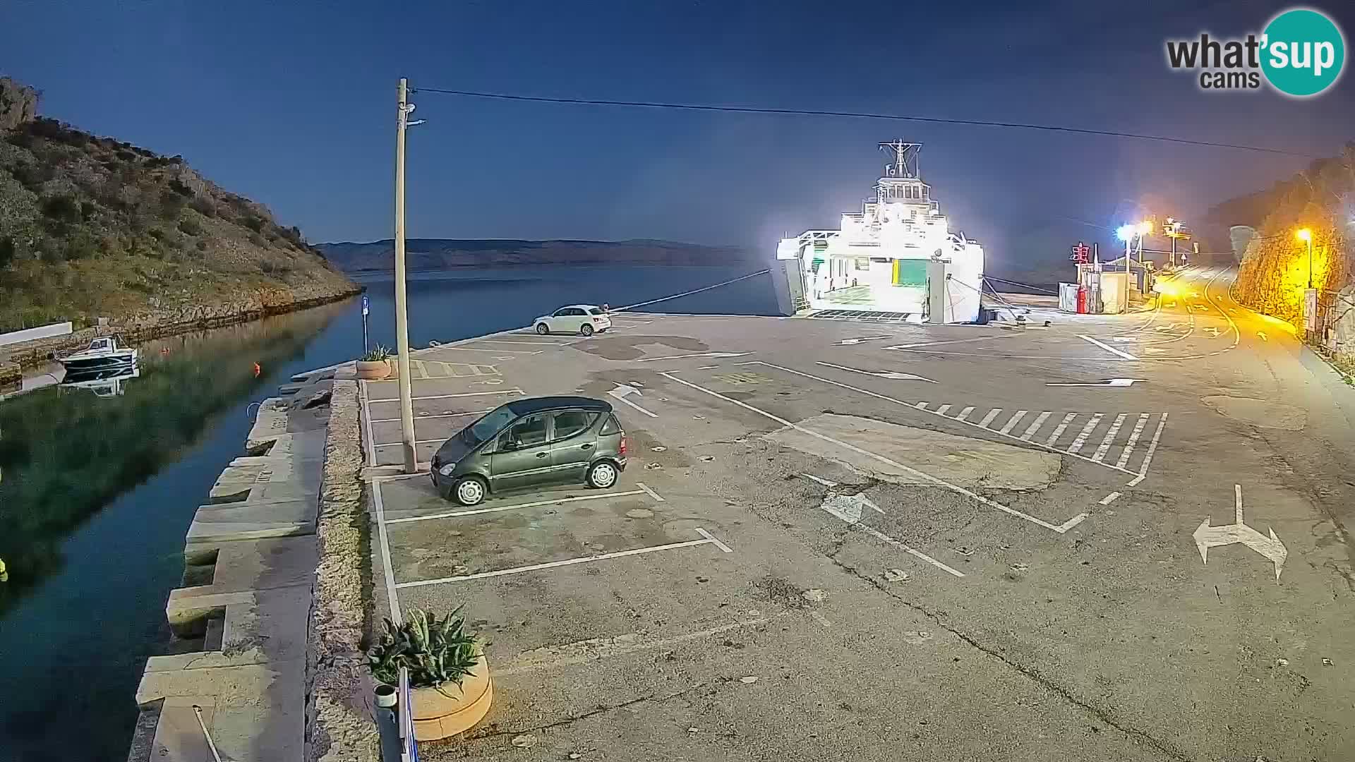 Webcam porto traghetti di Prizna – per l’isola di Pag