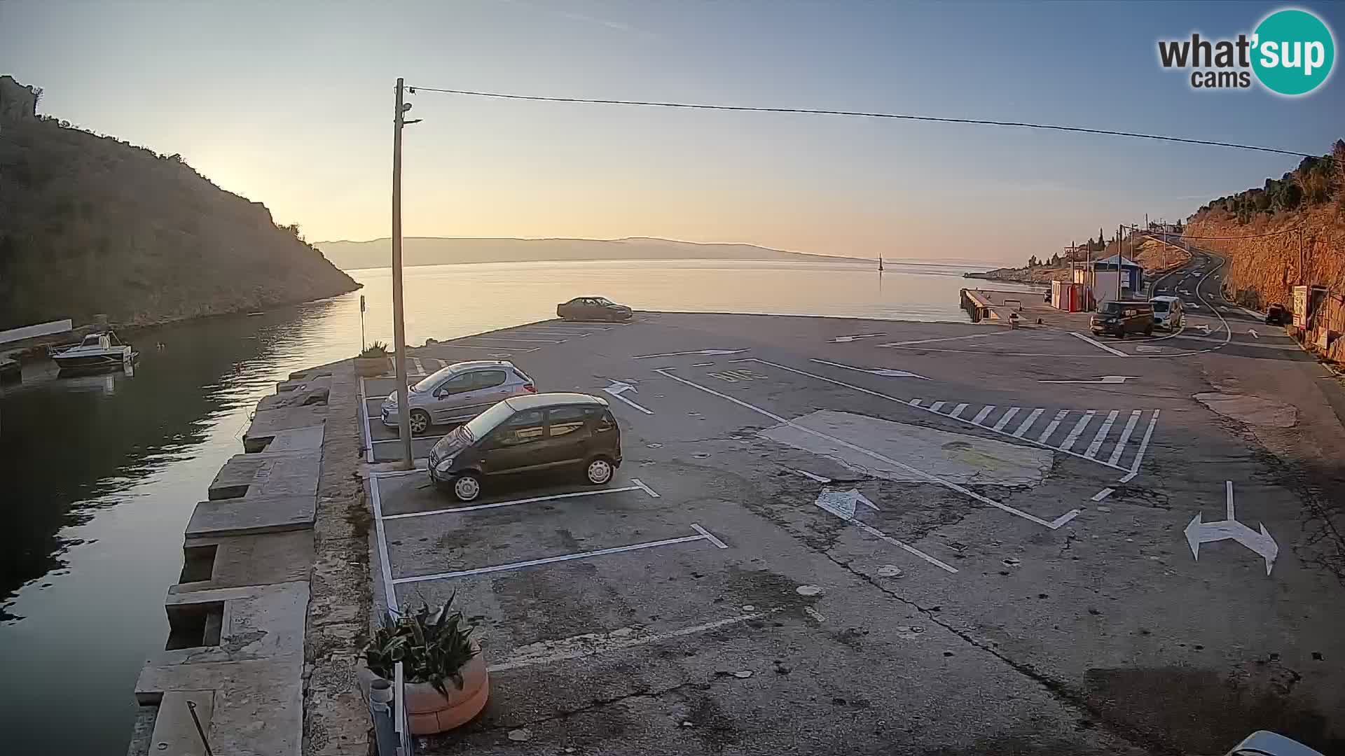 Webcam porto traghetti di Prizna – per l’isola di Pag