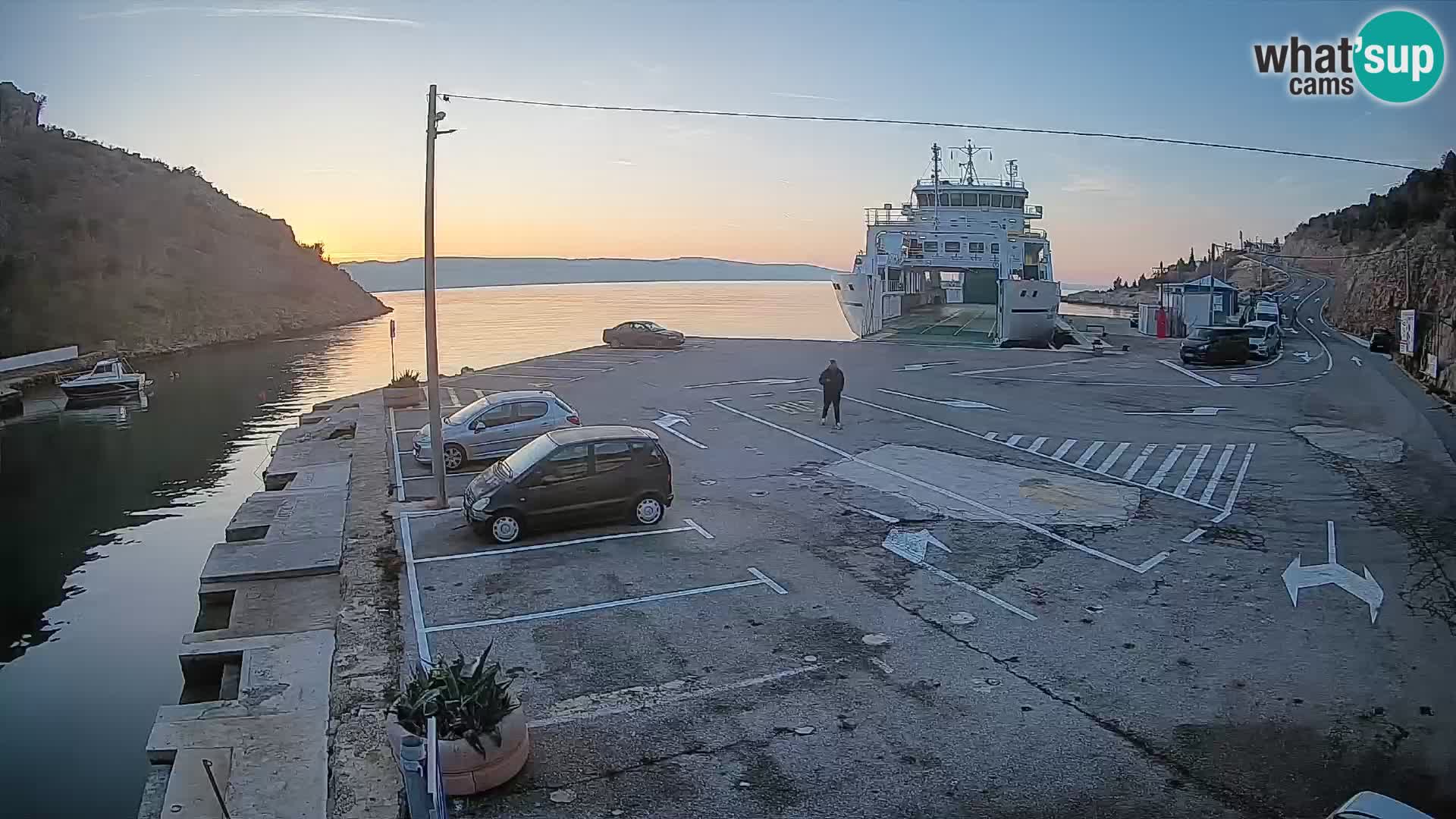 Webcam porto traghetti di Prizna – per l’isola di Pag