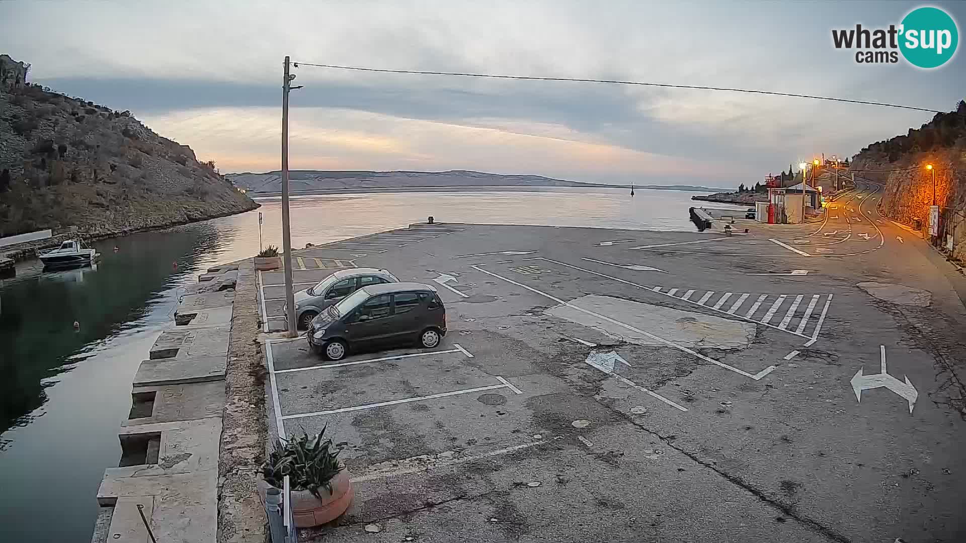Webcam porto traghetti di Prizna – per l’isola di Pag