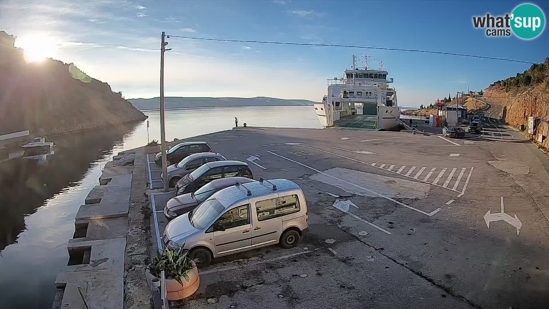 Webcam porto traghetti di Prizna – per l’isola di Pag