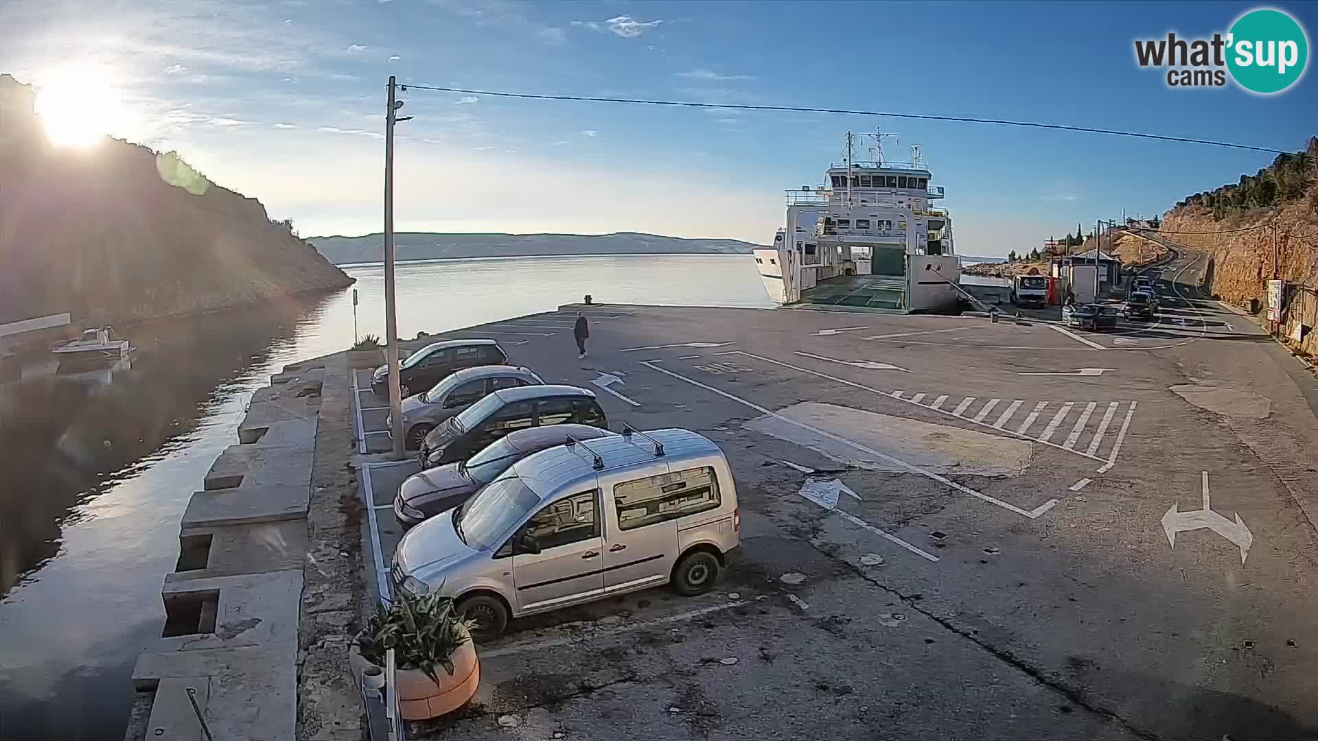 Webcam porto traghetti di Prizna – per l’isola di Pag