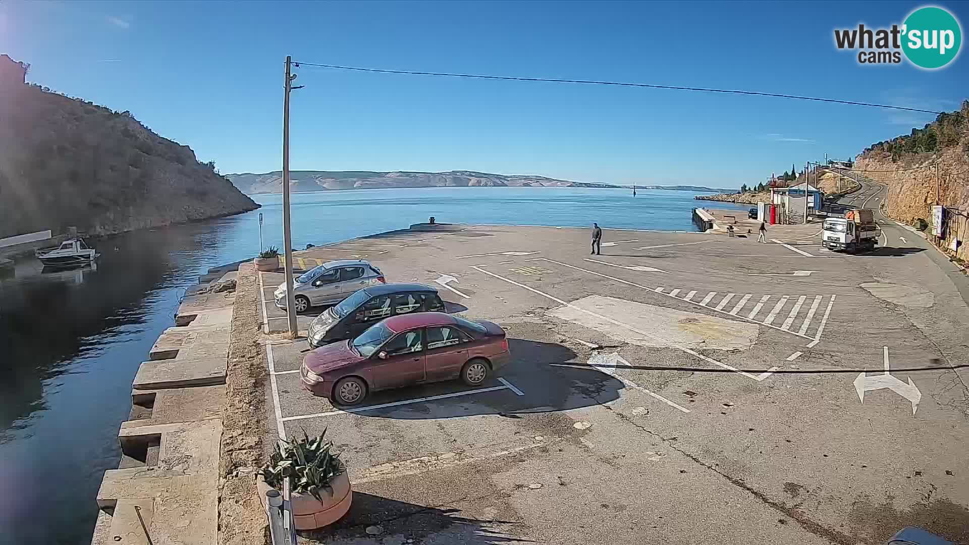 Webcam porto traghetti di Prizna – per l’isola di Pag