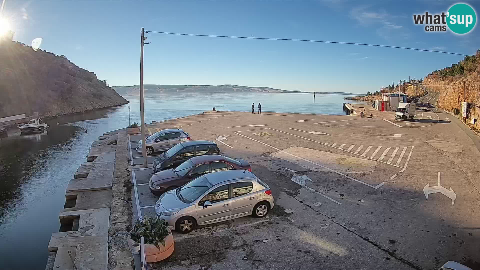 Webcam porto traghetti di Prizna – per l’isola di Pag