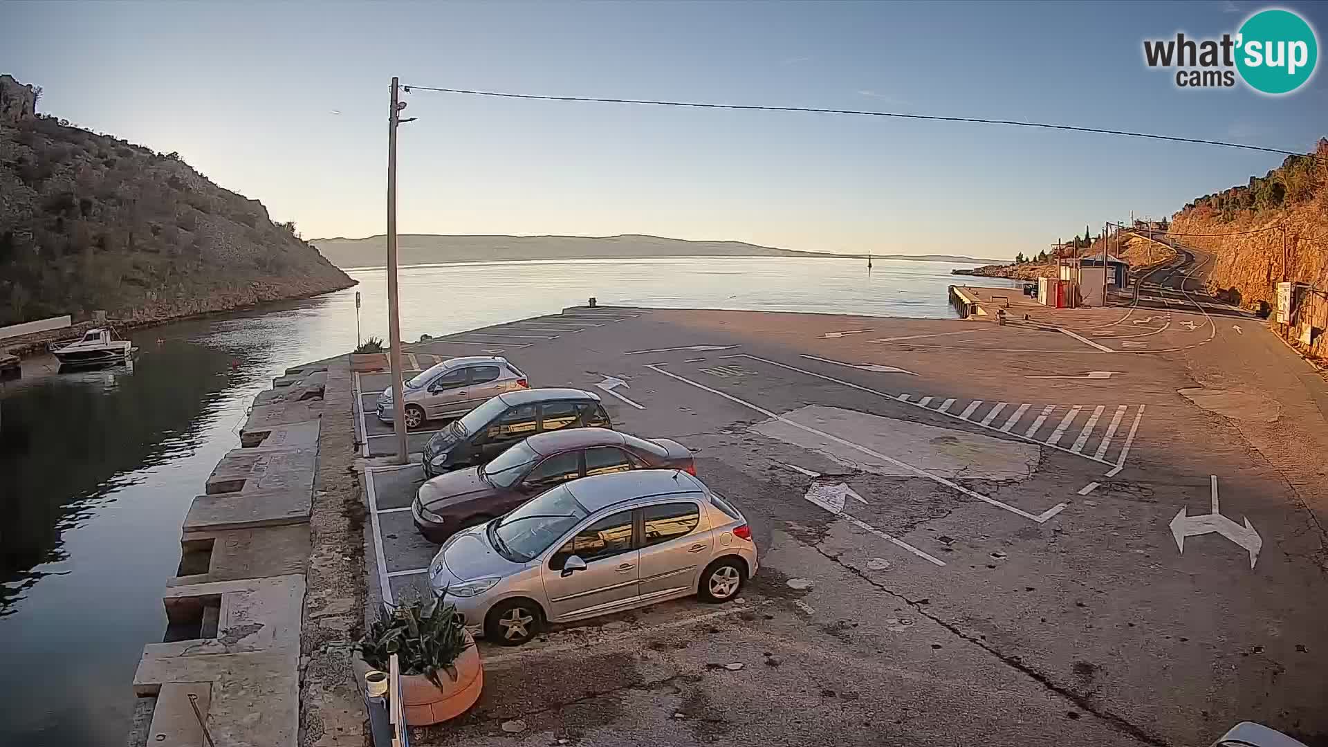 Webcam porto traghetti di Prizna – per l’isola di Pag