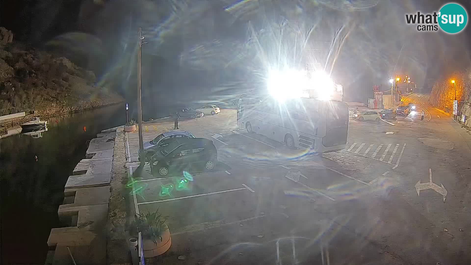 Webcam Fährhafen Prizna – zur Insel Pag