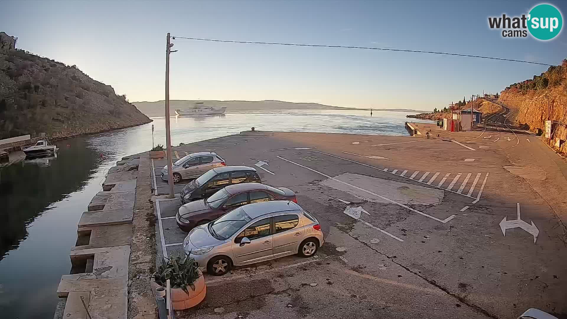 Webcam porto traghetti di Prizna – per l’isola di Pag