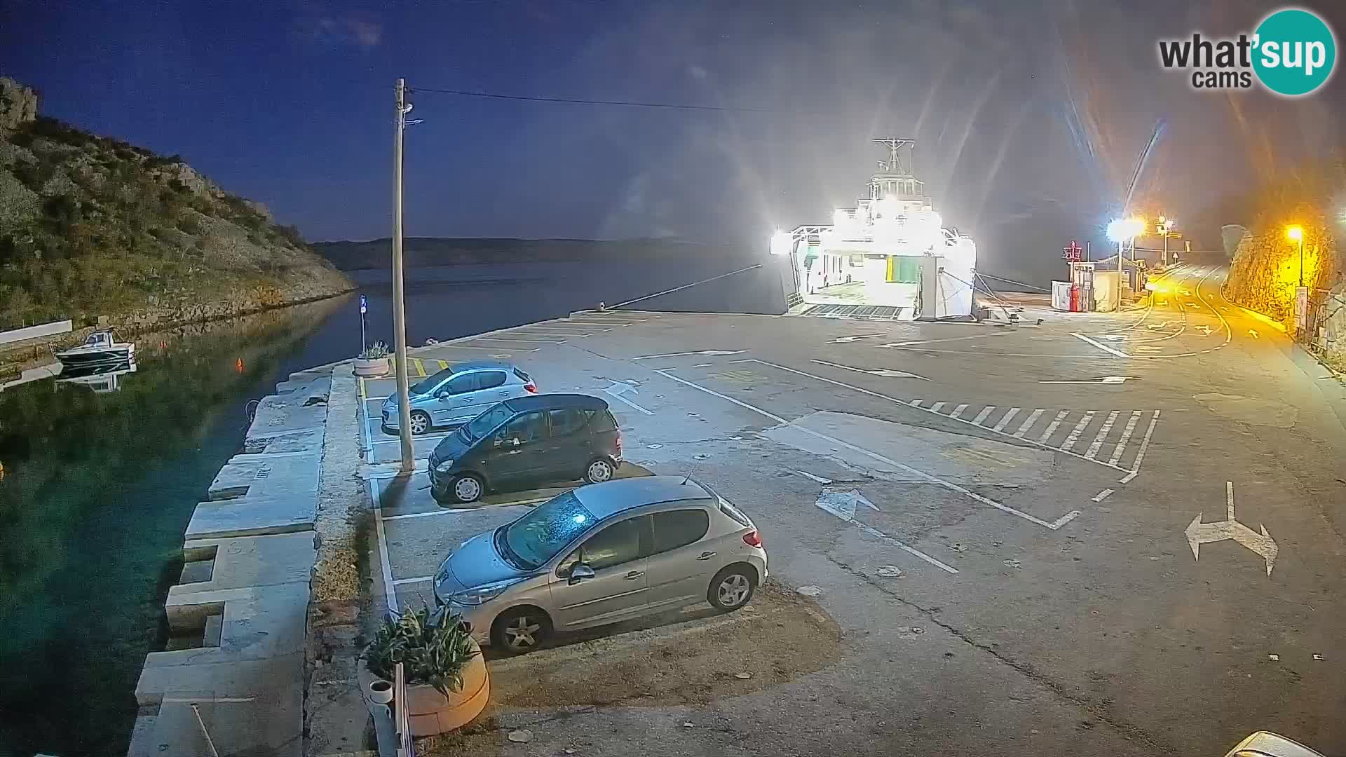 Webcam porto traghetti di Prizna – per l’isola di Pag