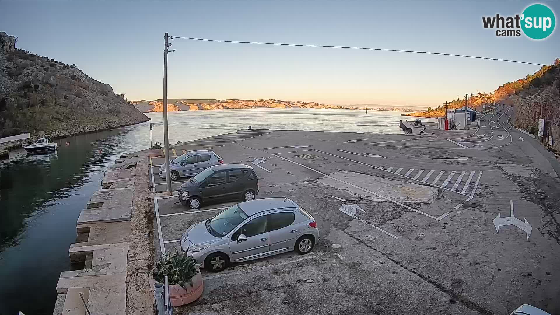 Webcam porto traghetti di Prizna – per l’isola di Pag