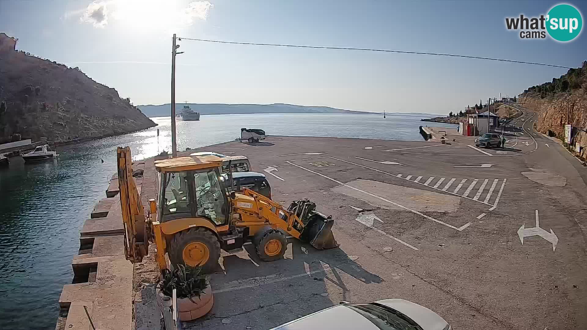 Webcam porto traghetti di Prizna – per l’isola di Pag