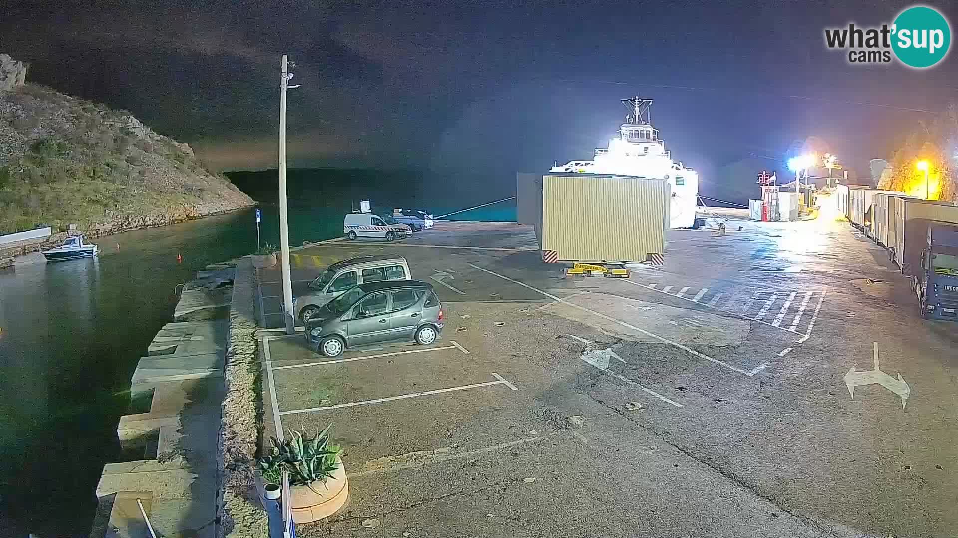 Webcam porto traghetti di Prizna – per l’isola di Pag