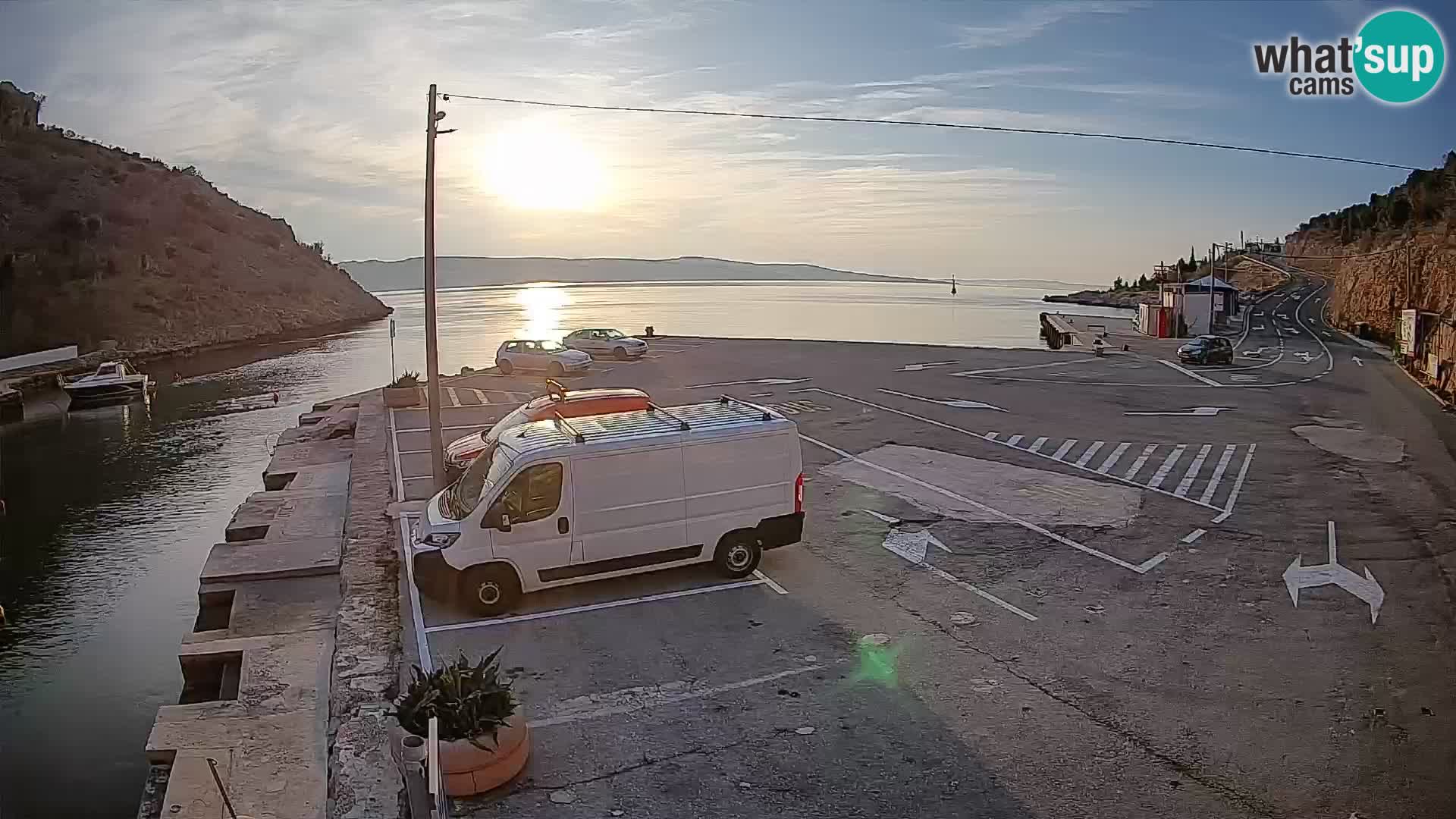 Webcam porto traghetti di Prizna – per l’isola di Pag