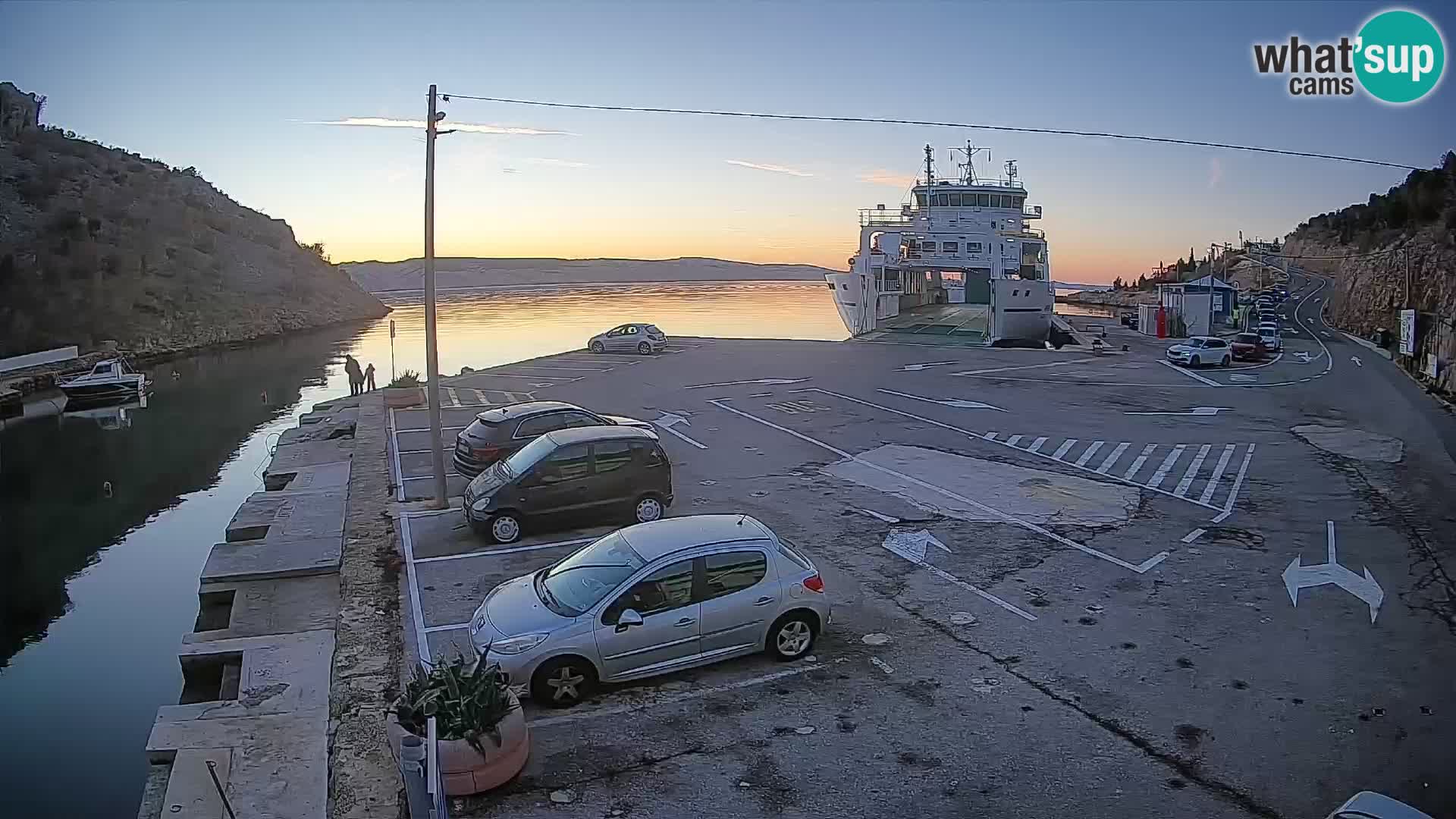 Webcam porto traghetti di Prizna – per l’isola di Pag