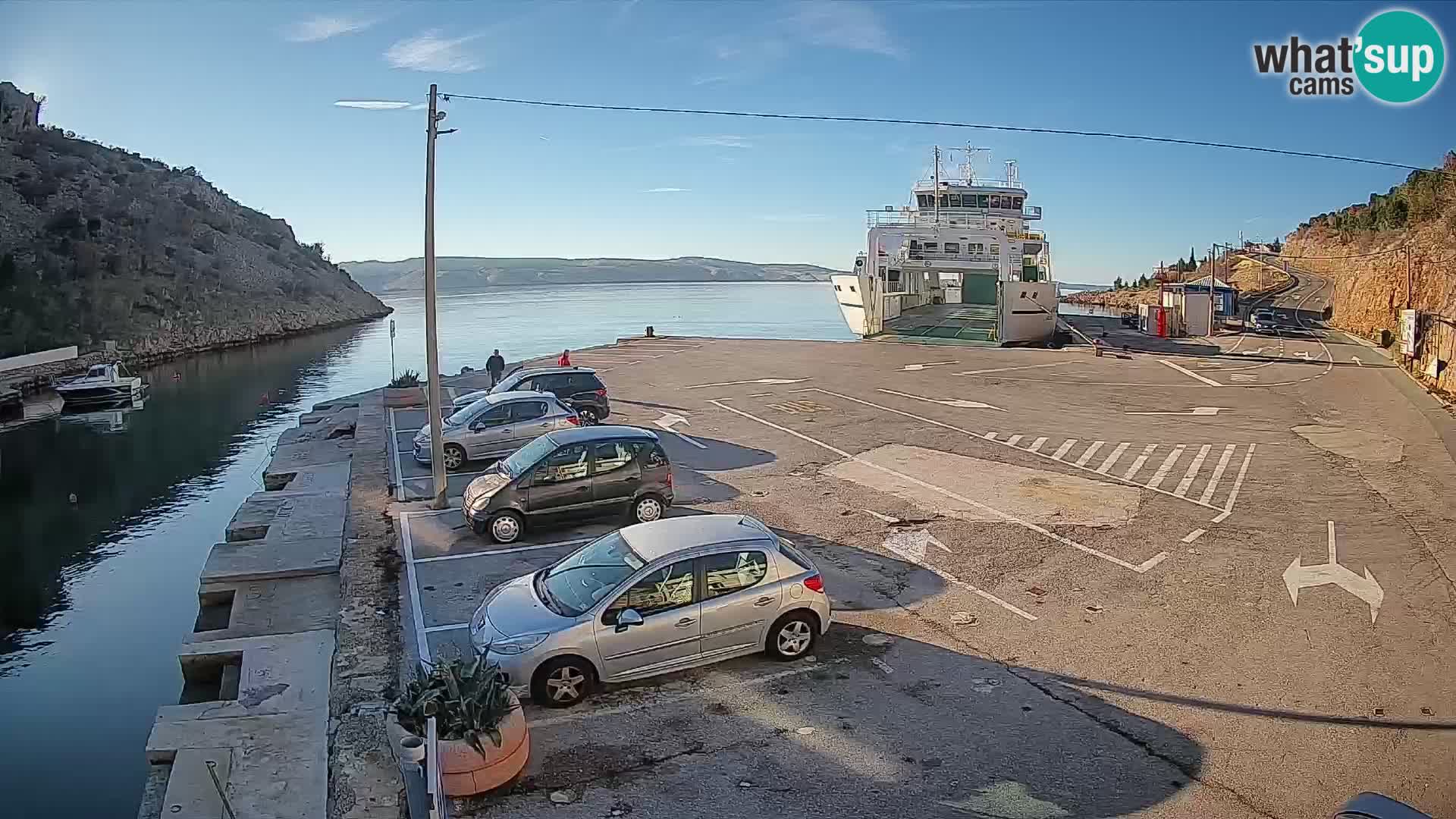 Webcam porto traghetti di Prizna – per l’isola di Pag