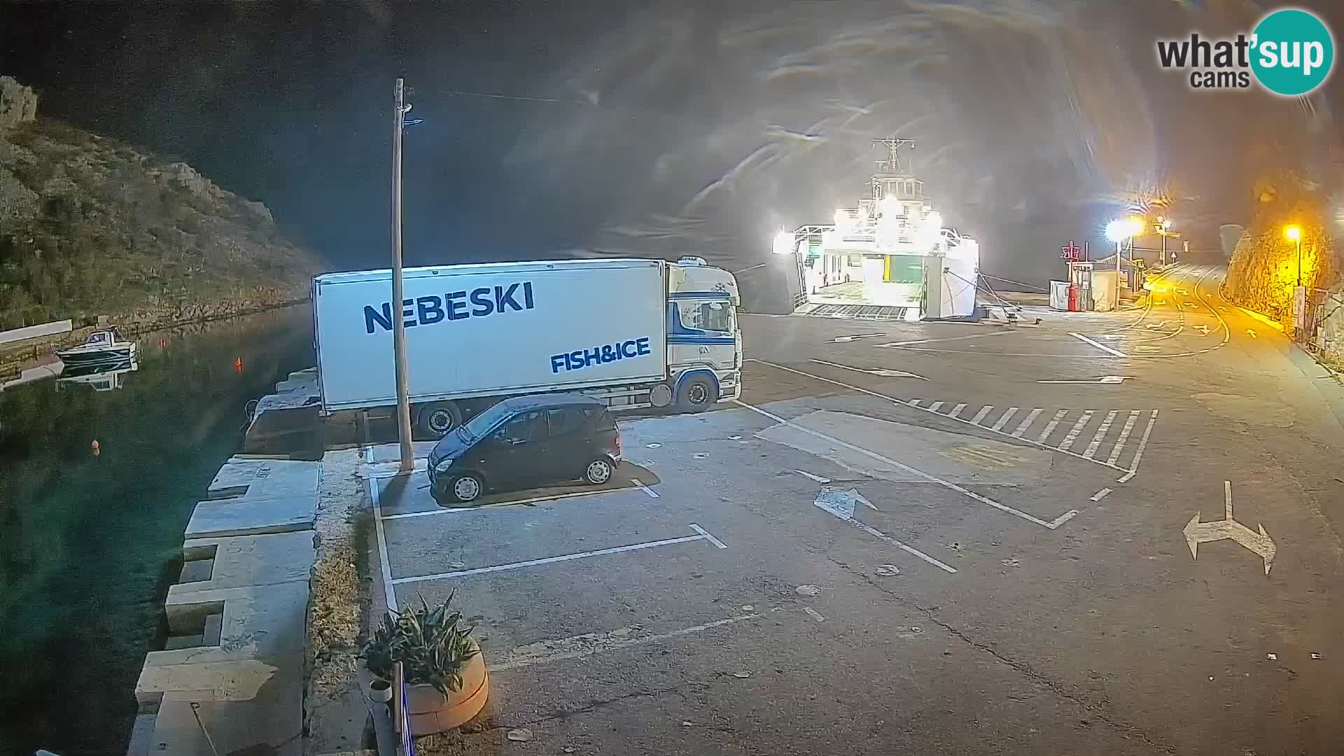 Webcam porto traghetti di Prizna – per l’isola di Pag