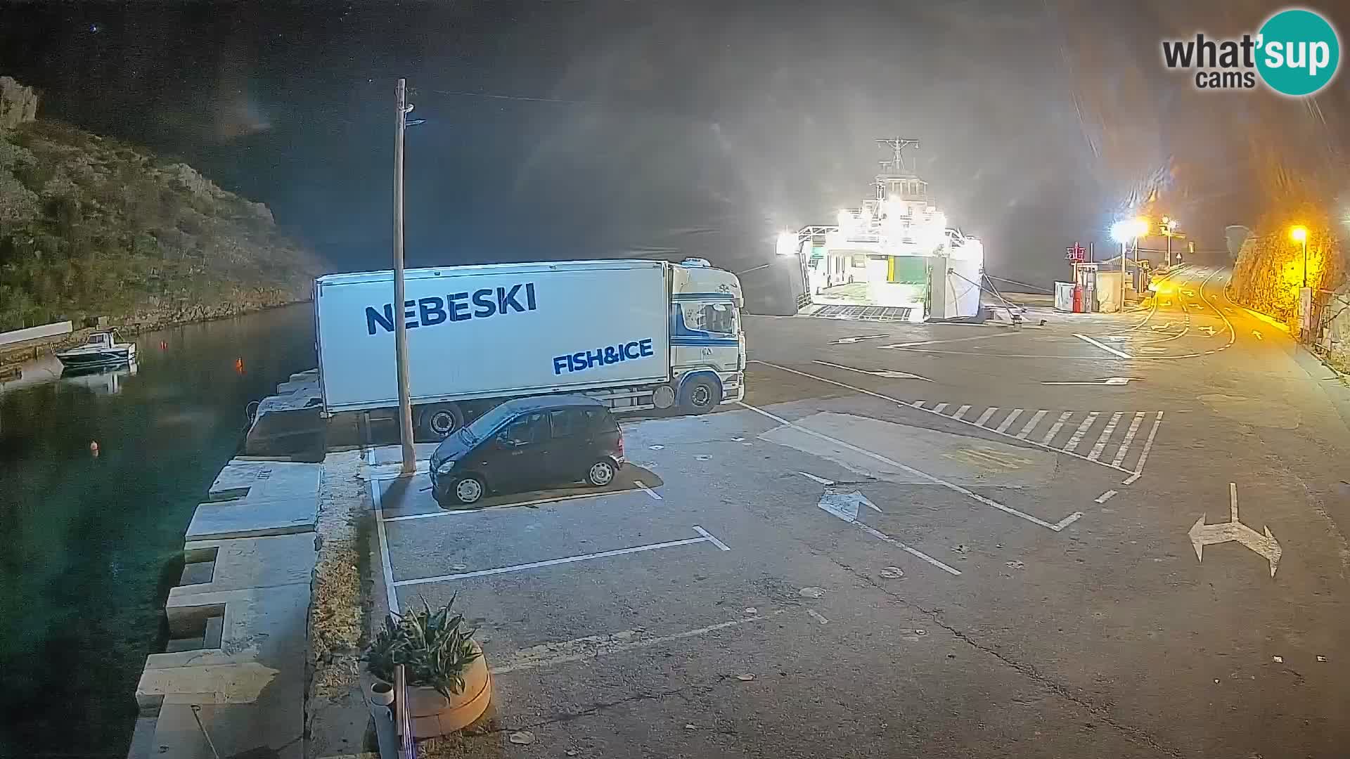 Webcam porto traghetti di Prizna – per l’isola di Pag