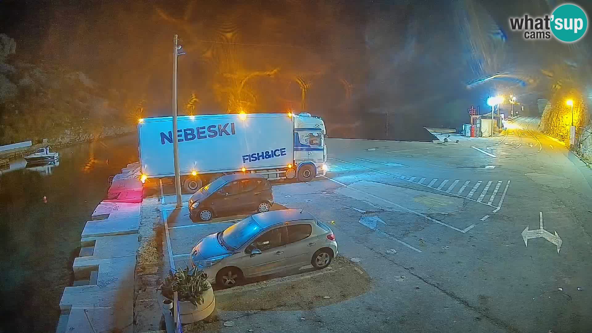 Webcam Fährhafen Prizna – zur Insel Pag