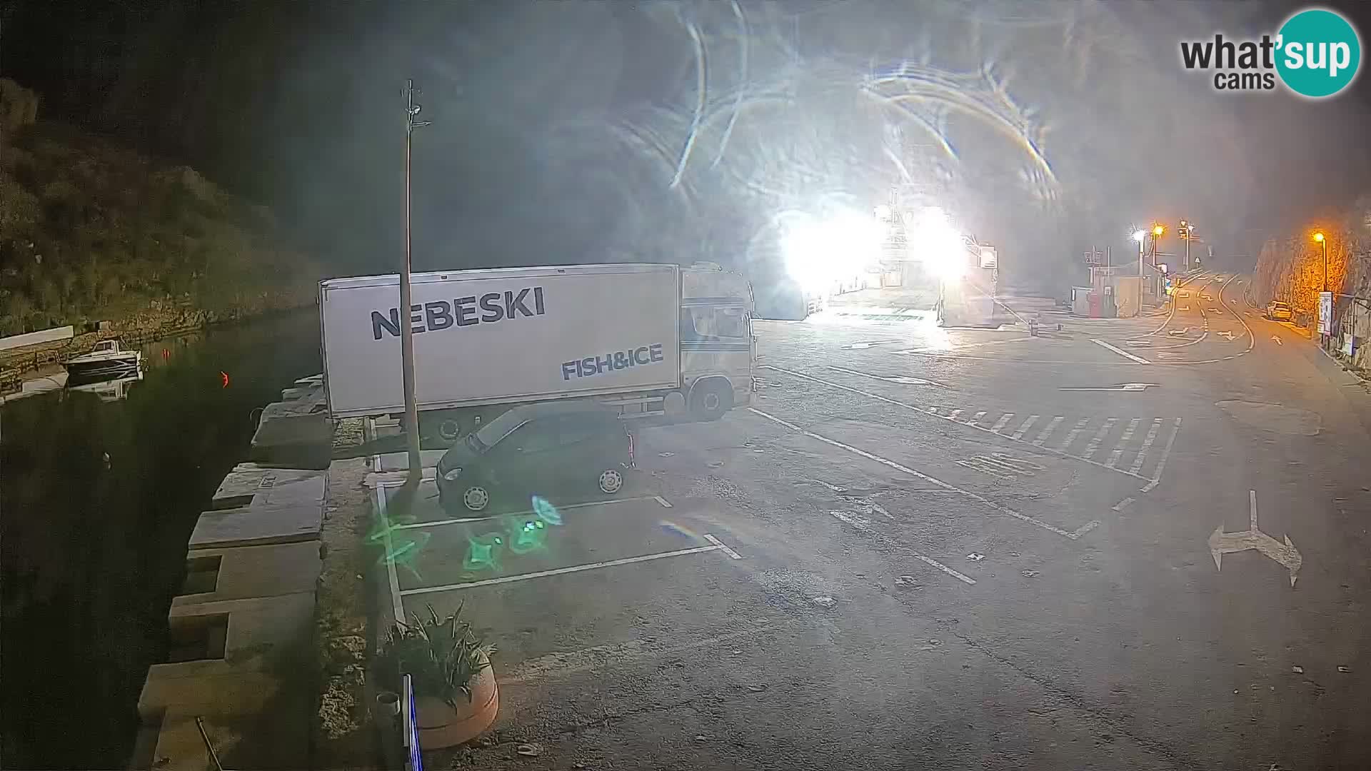 Webcam Fährhafen Prizna – zur Insel Pag