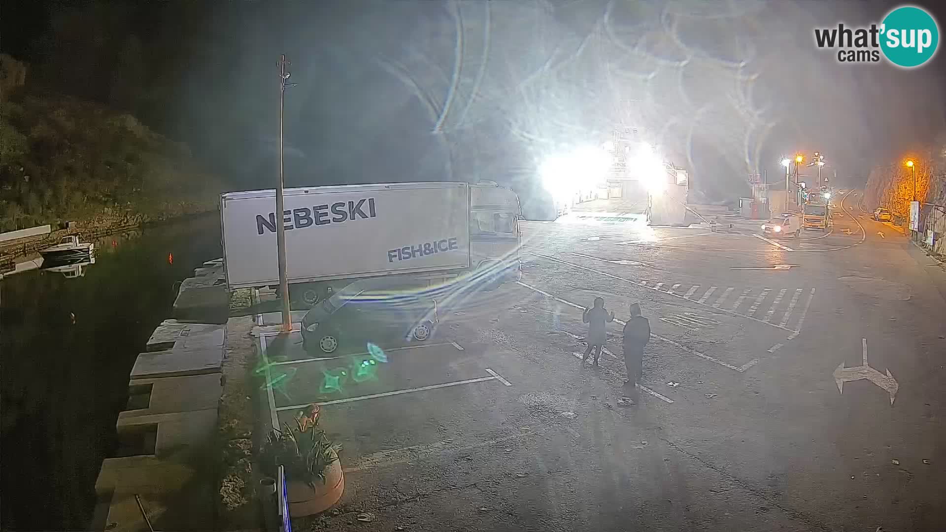 Webcam Fährhafen Prizna – zur Insel Pag