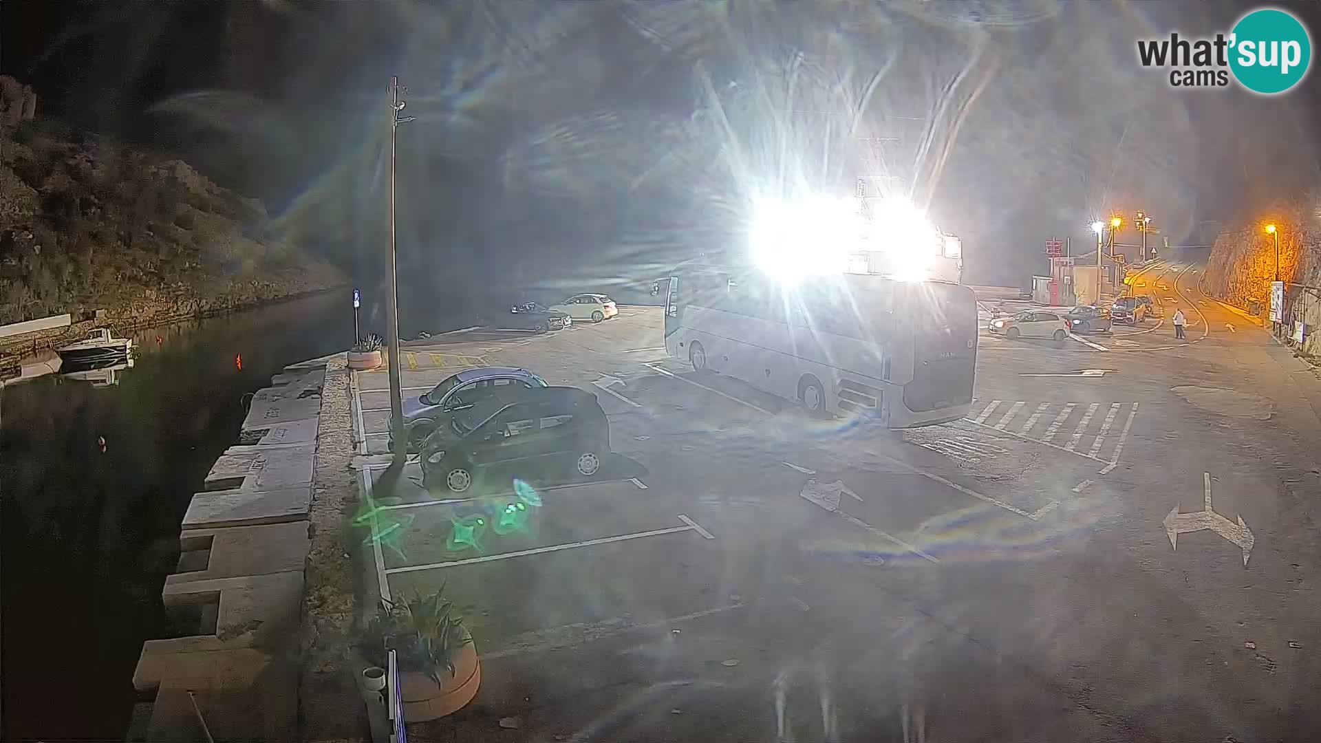 Webcam Fährhafen Prizna – zur Insel Pag