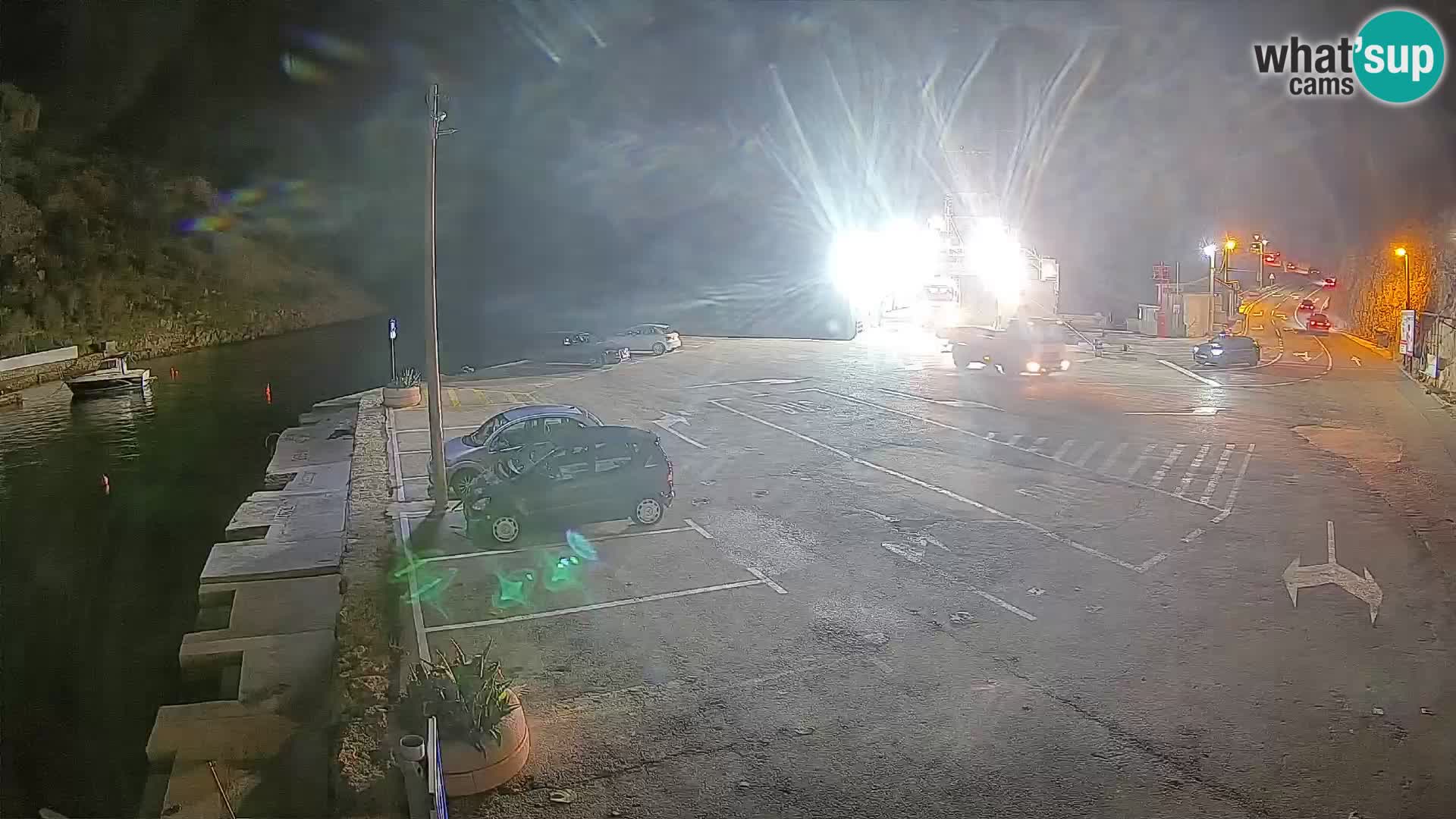 Webcam Fährhafen Prizna – zur Insel Pag