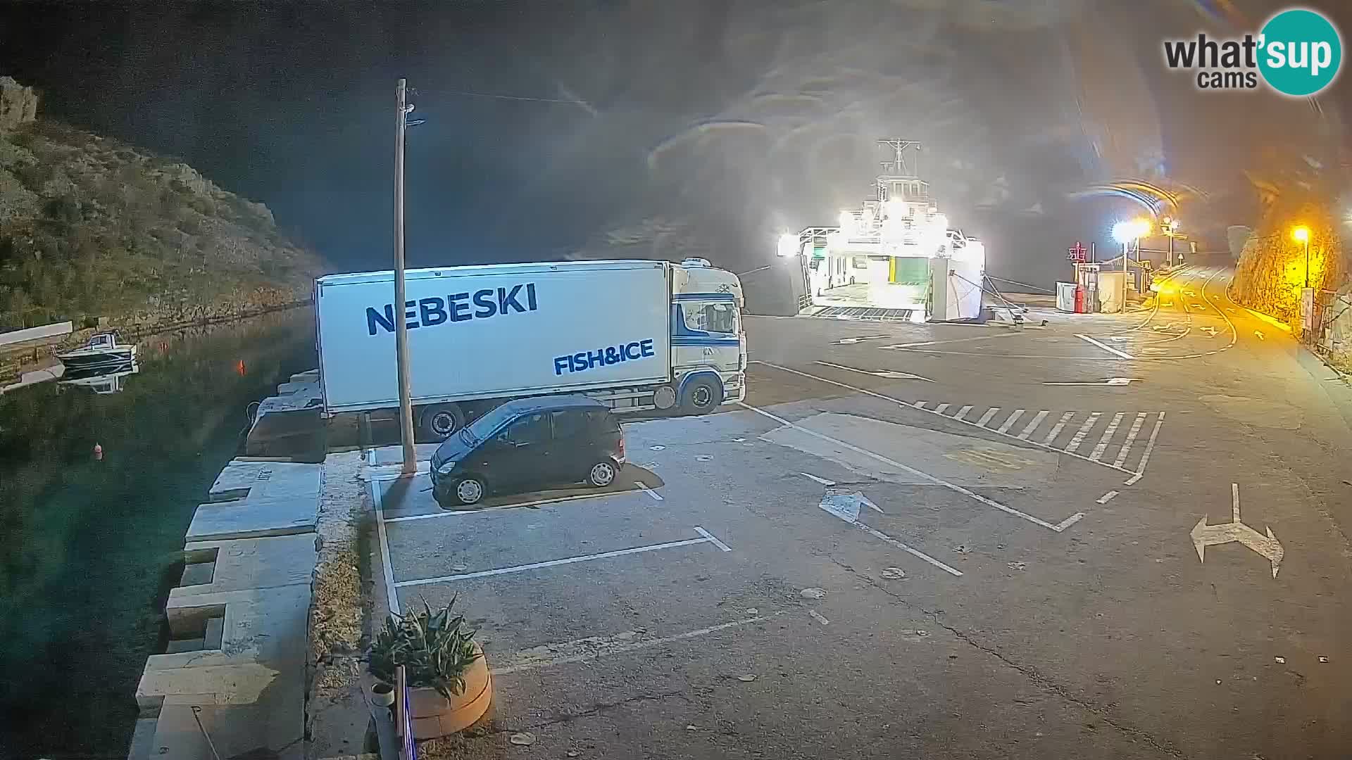 Webcam porto traghetti di Prizna – per l’isola di Pag
