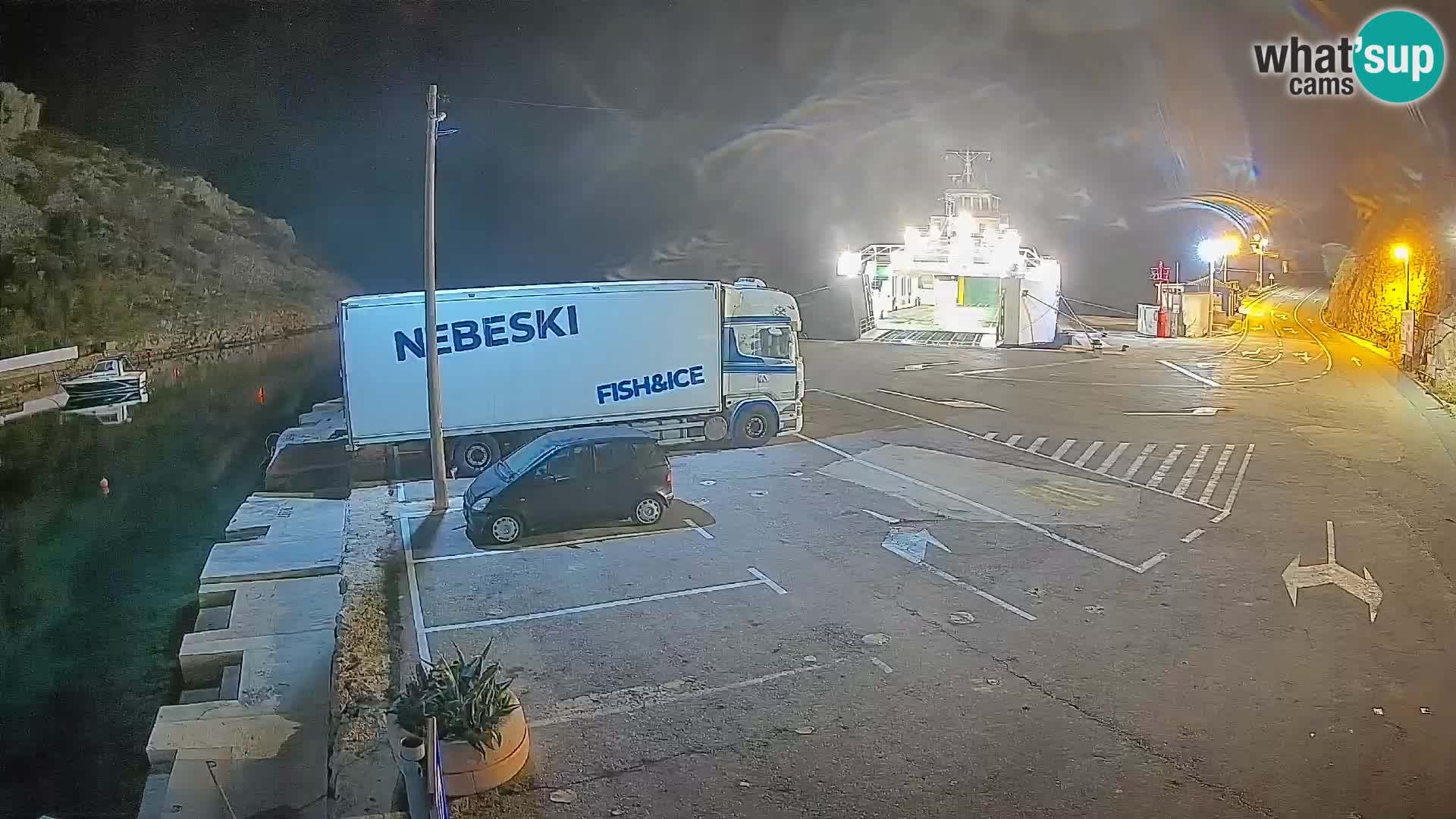 Webcam porto traghetti di Prizna – per l’isola di Pag