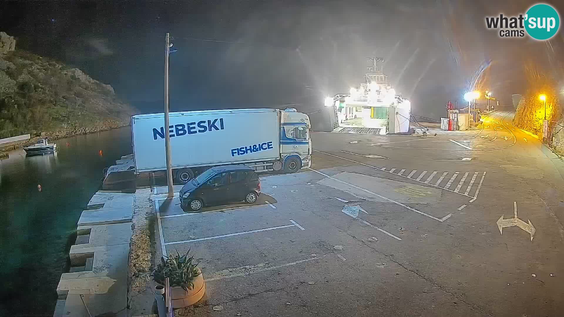 Webcam porto traghetti di Prizna – per l’isola di Pag