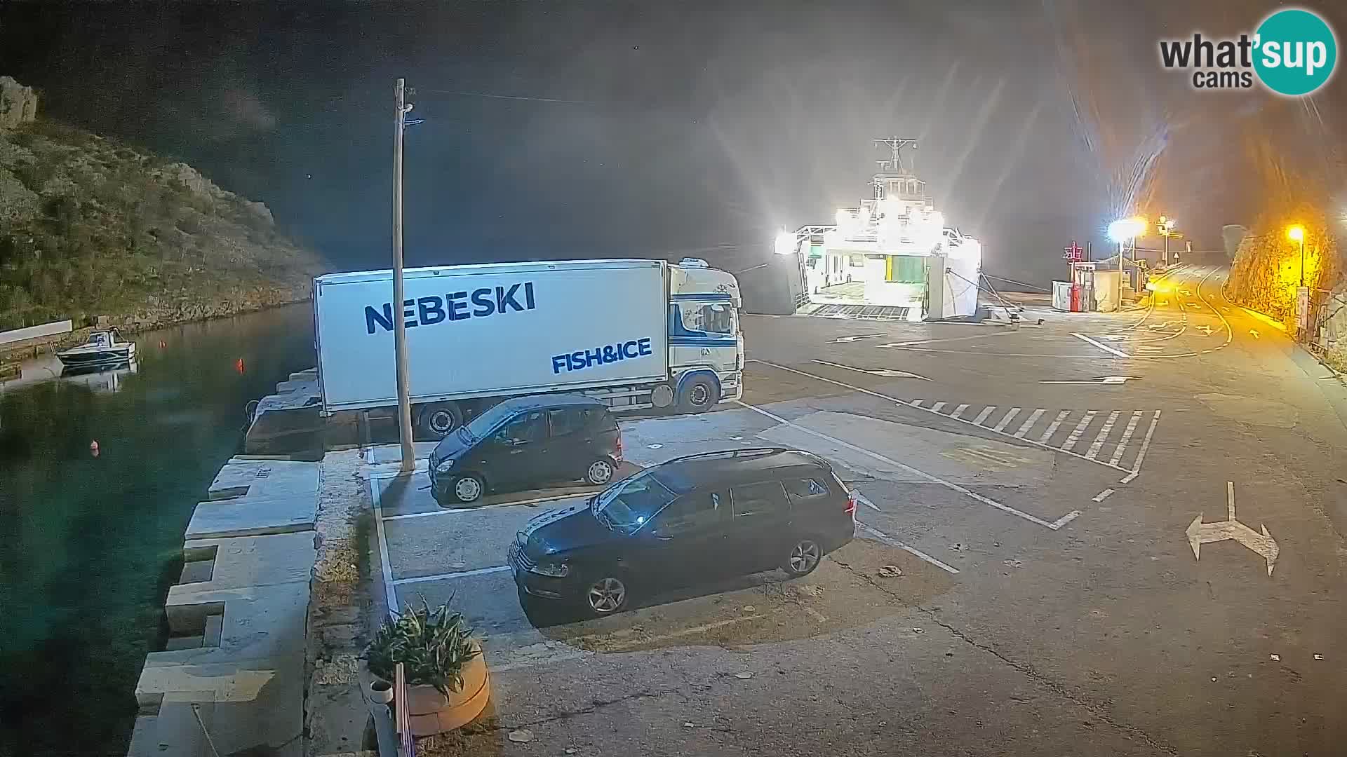 Webcam porto traghetti di Prizna – per l’isola di Pag